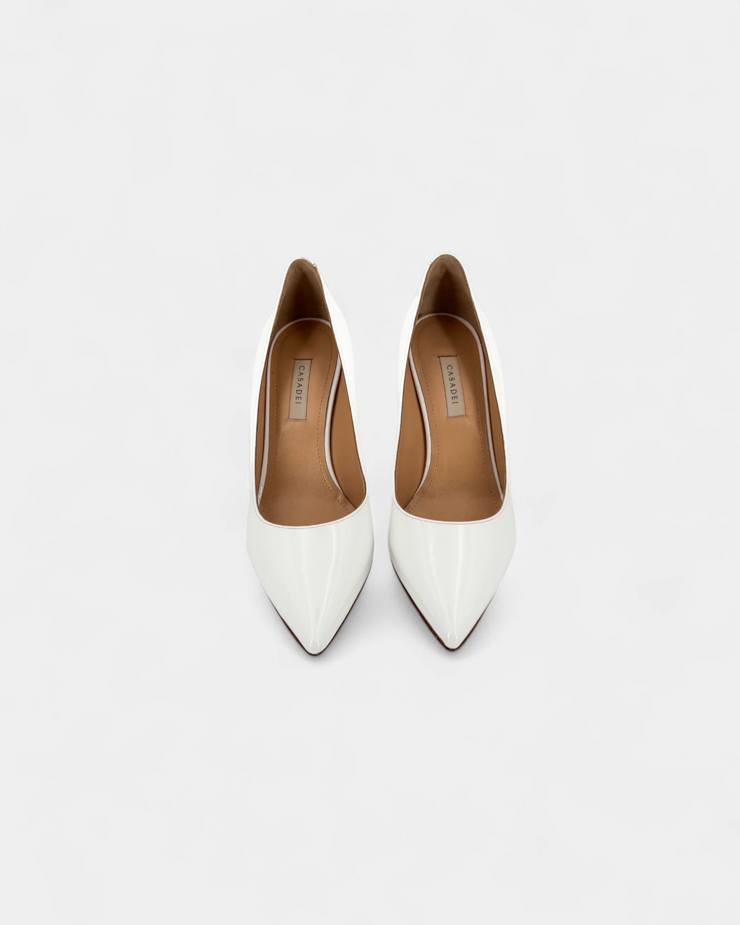 Escarpins blancs Casadei