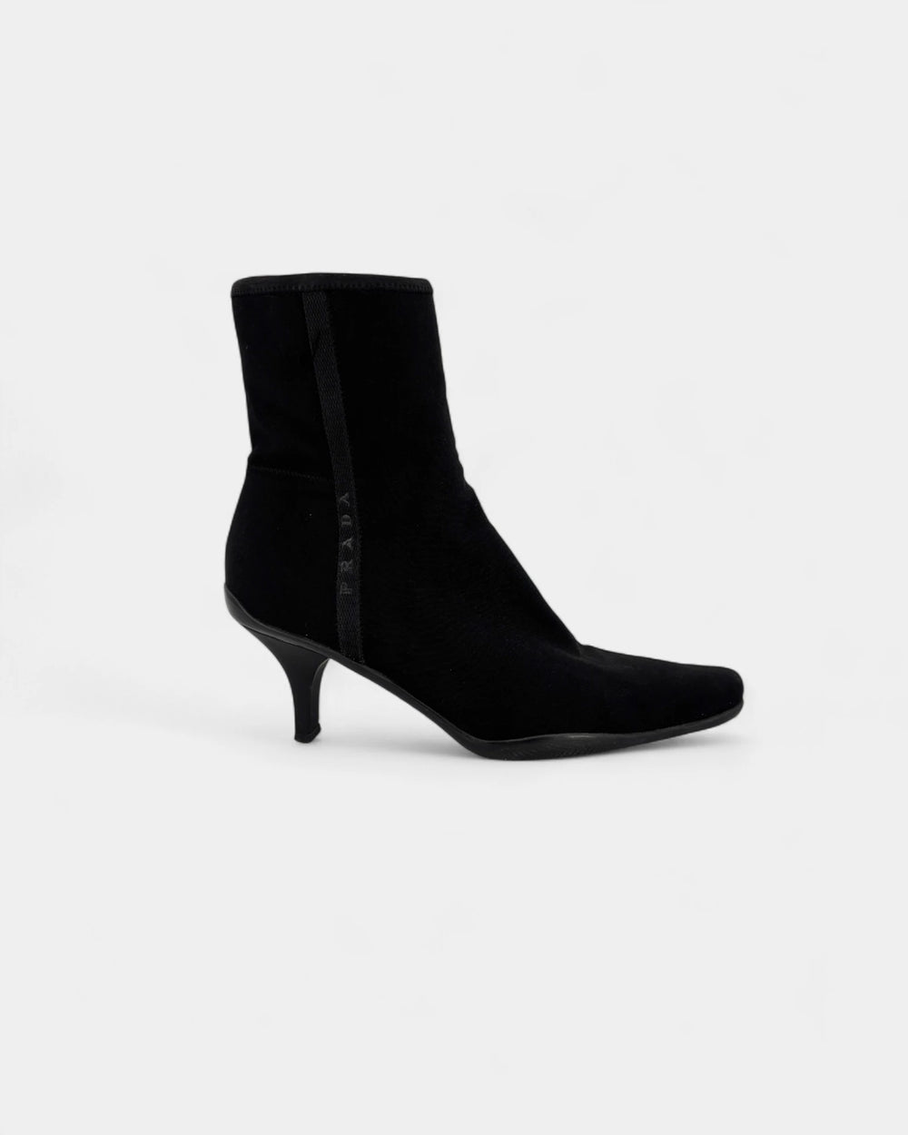 Black fabric boots - Size