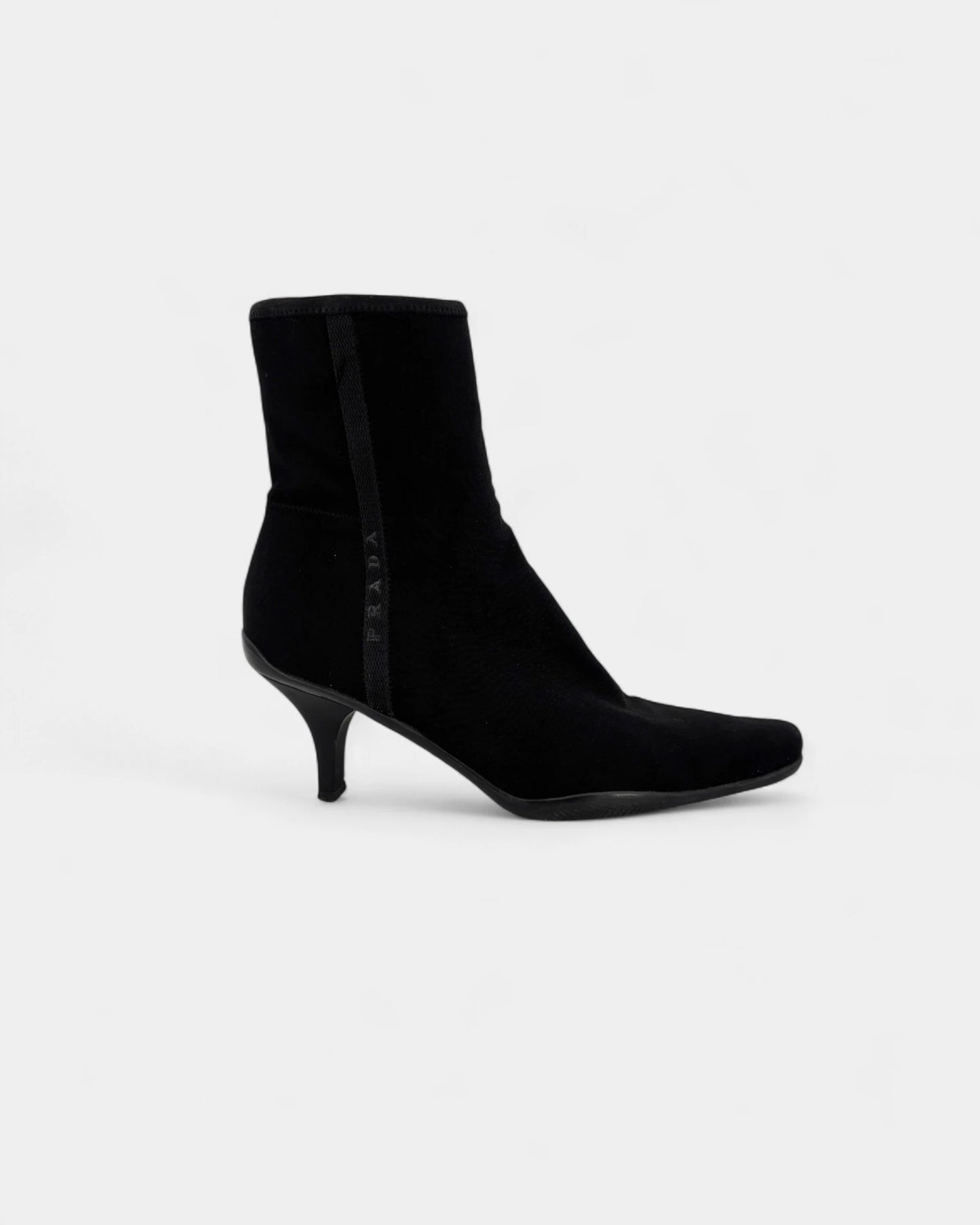 Black fabric boots - Size