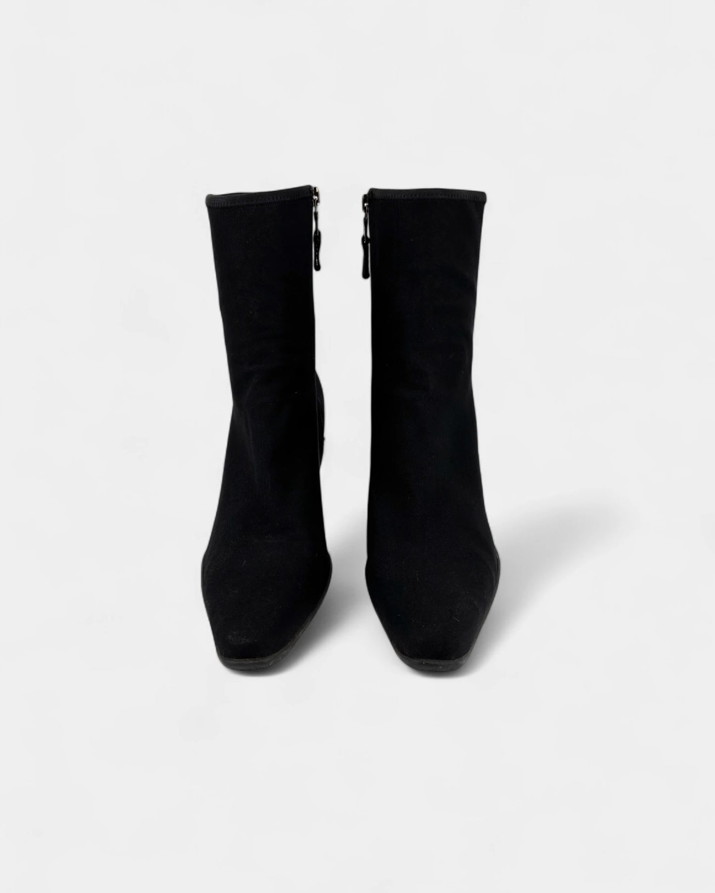 Black fabric boots - Size