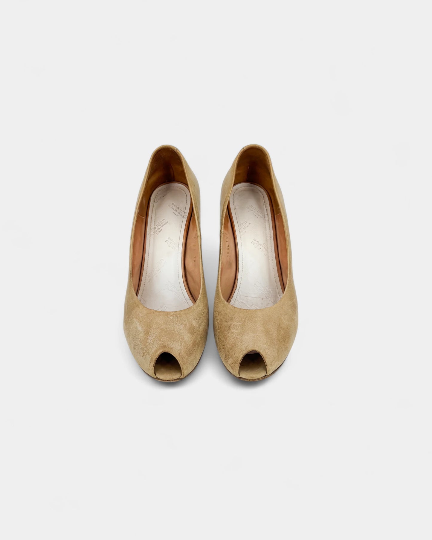 Escarpins compensés à bout ouvert - 39 EU / 8 US