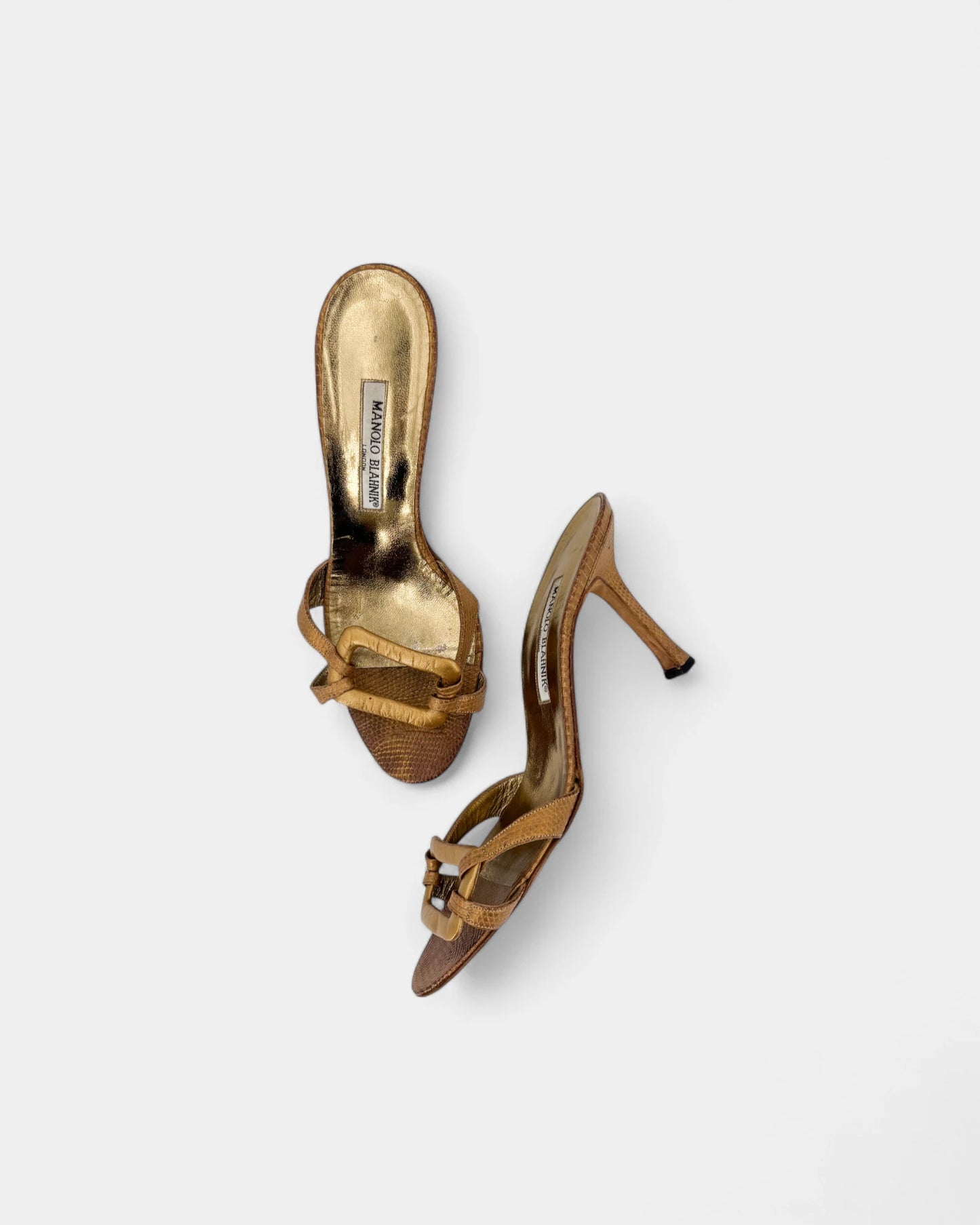 Sandales mordorés - 39.5 EU / 8.5 US