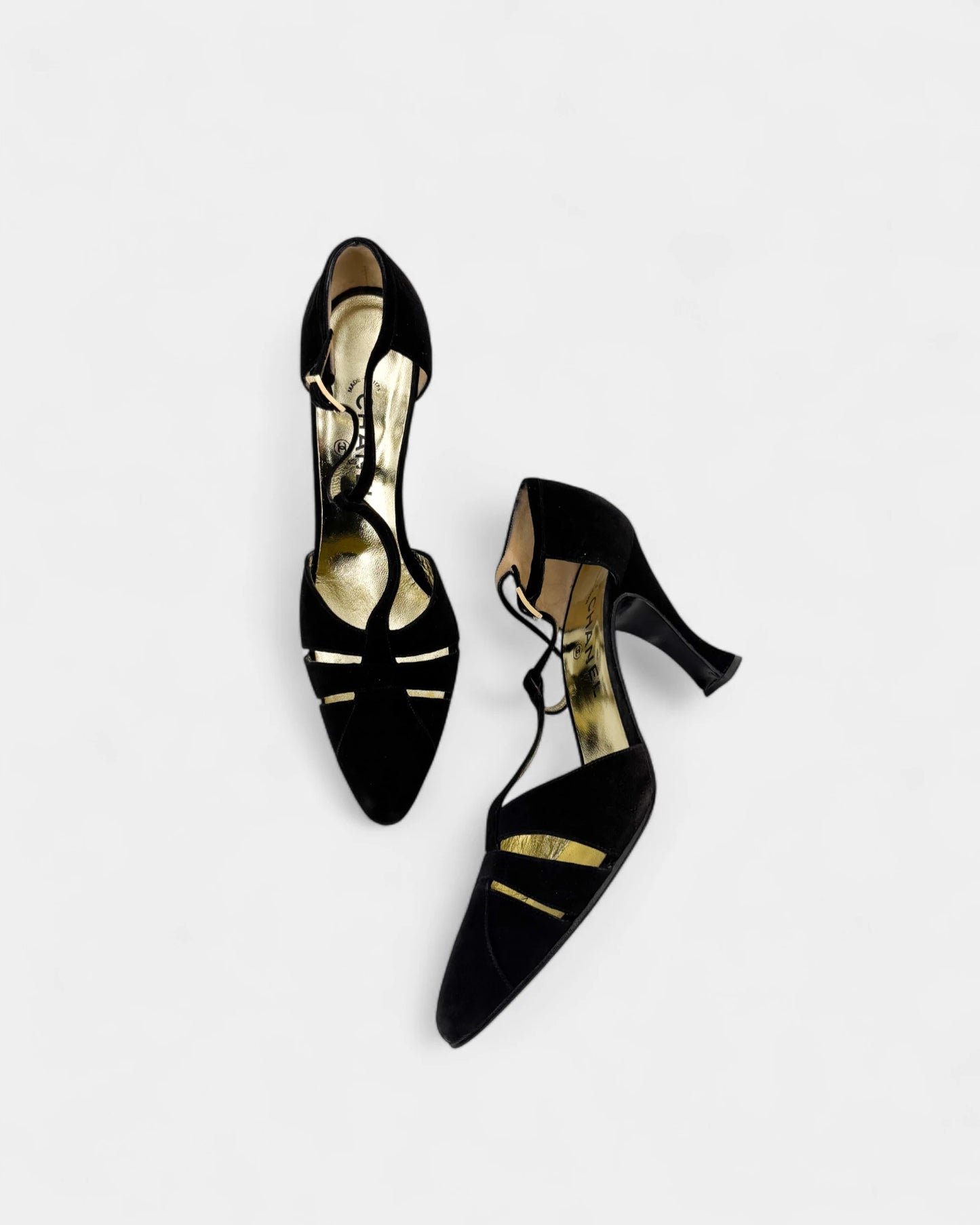 Escarpins noirs ajourés - 40.5 EU / 9/5 US