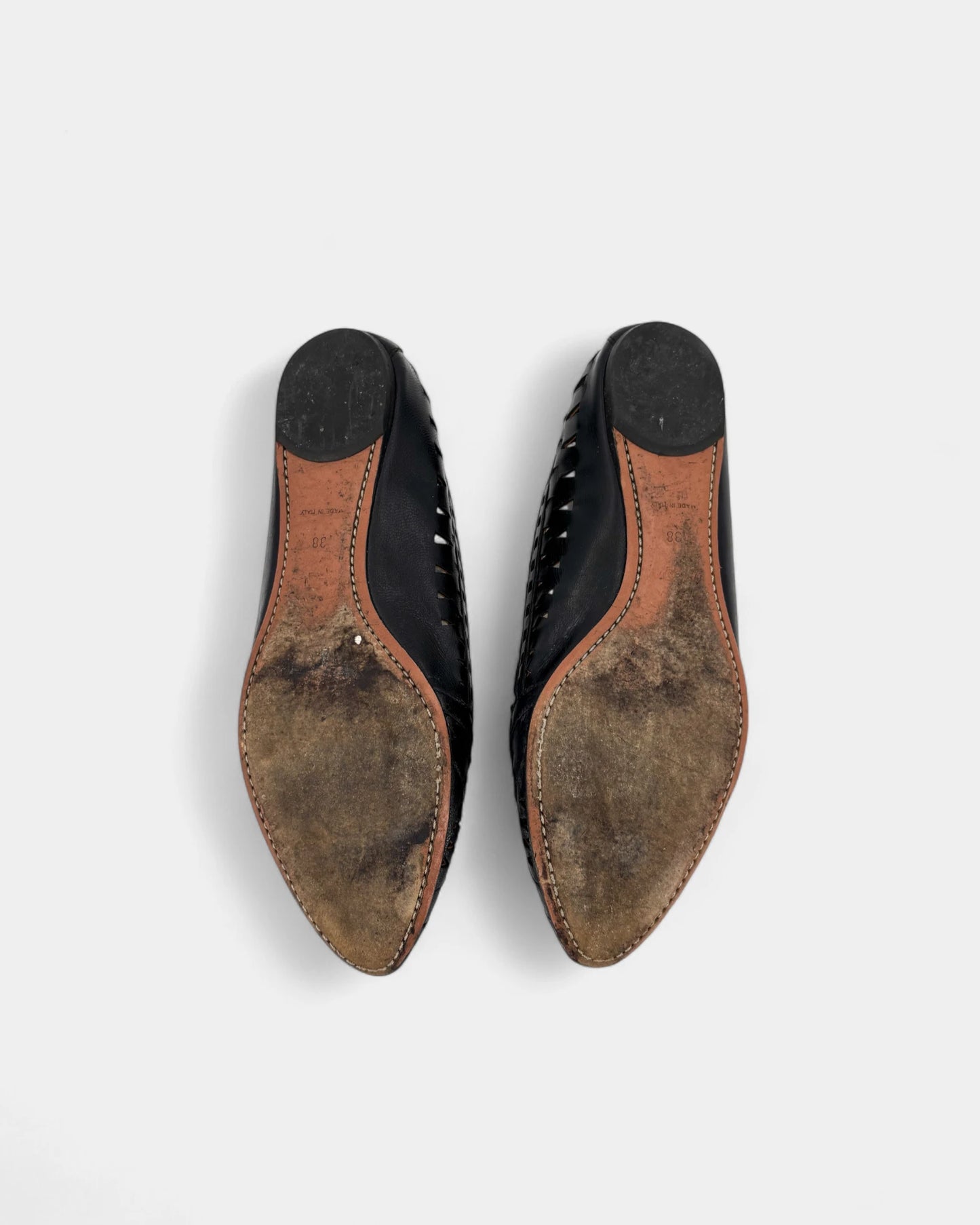 Ballerines ajourées noires - 38 EU / 7 US