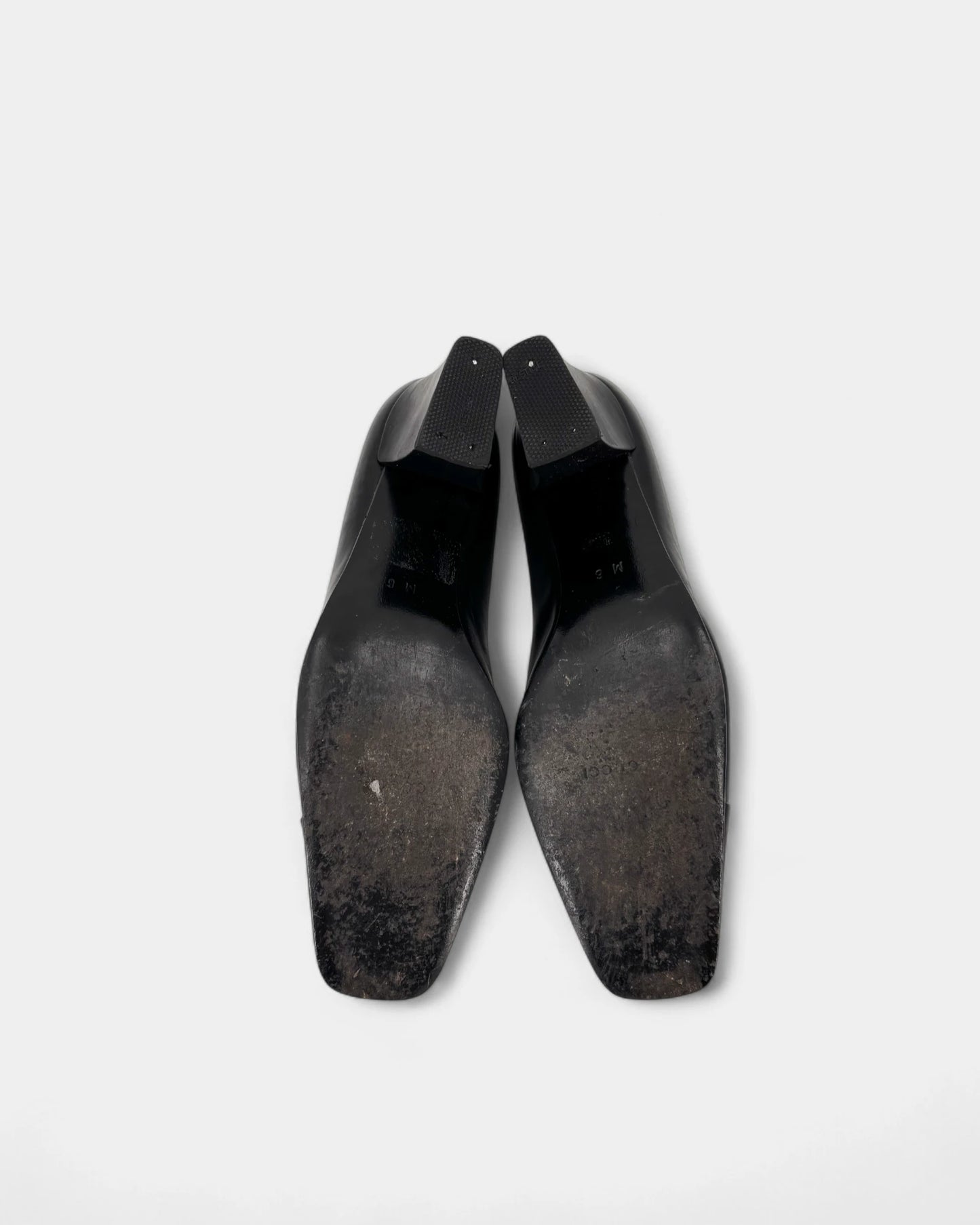 Escarpins noirs bout carré - 36 EU / 5 US