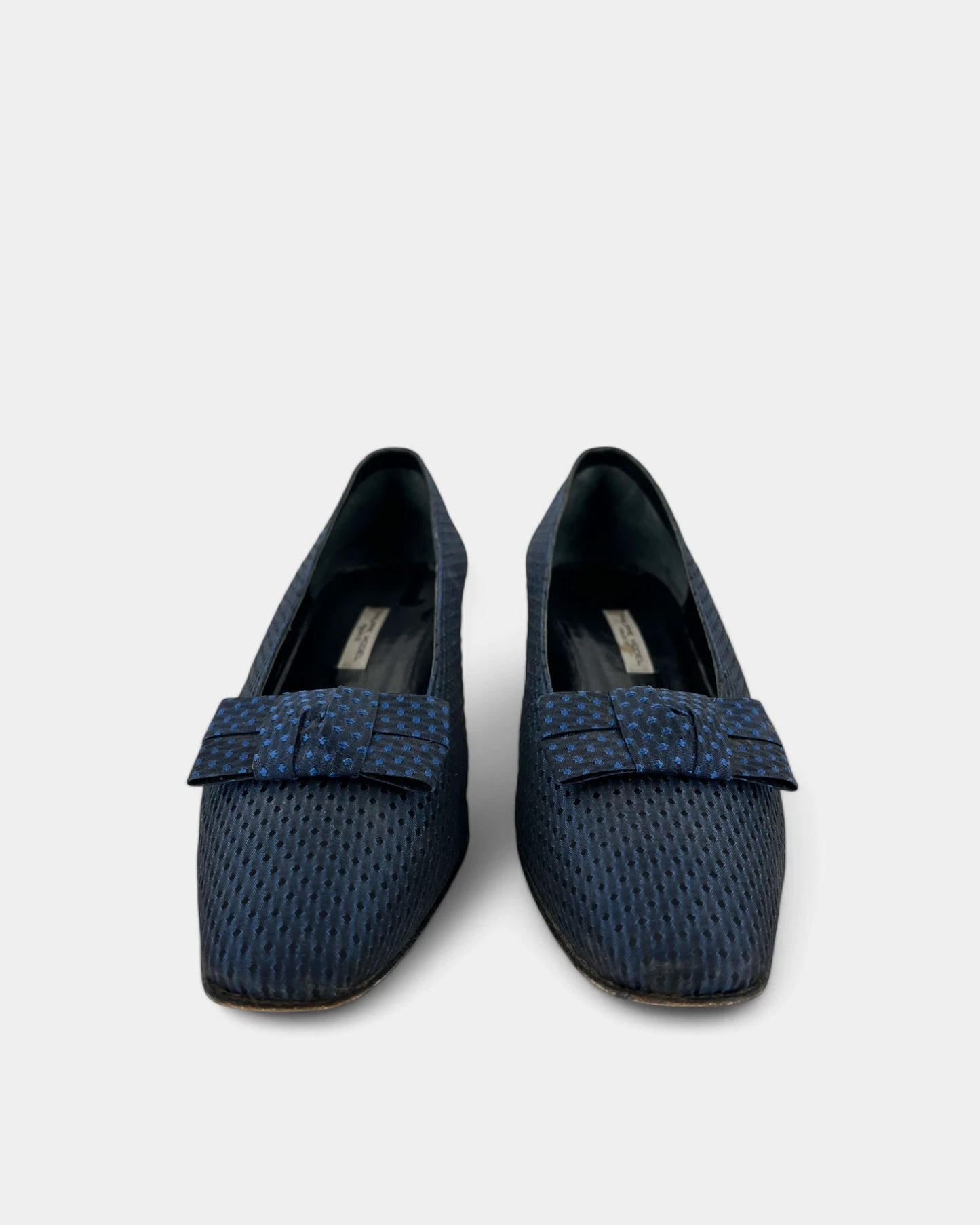 Blue bow pumps - 37 EU / 6 US