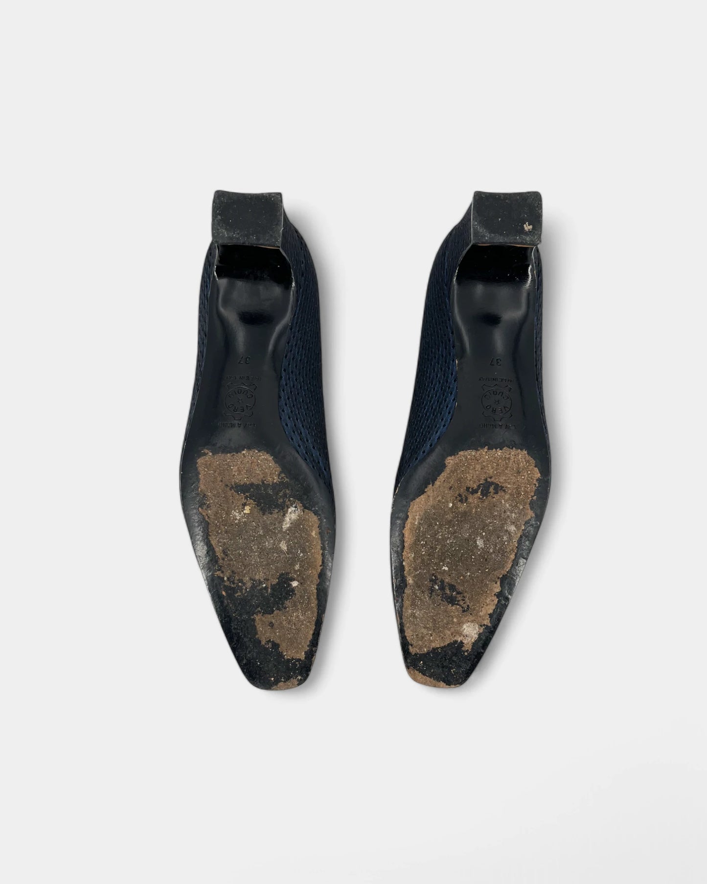 Blue bow pumps - 37 EU / 6 US