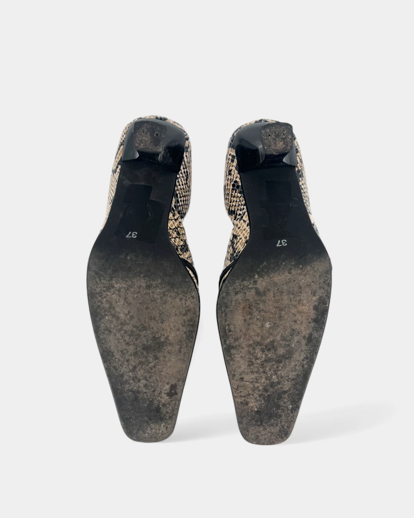 Escarpins à imprimé reptile - 37 EU / 6 US