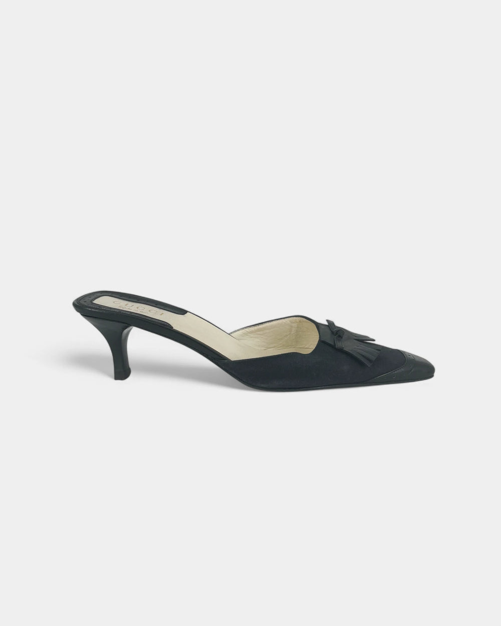 Mules noires à talons - 39 EU / 8 US