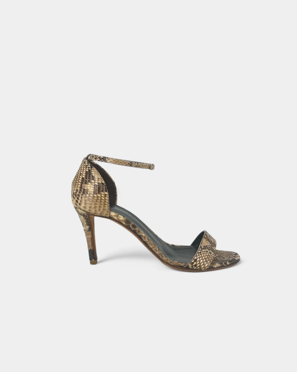 Escarpins ouverts à motif crocodile - 35.5 EU / 4.5 US