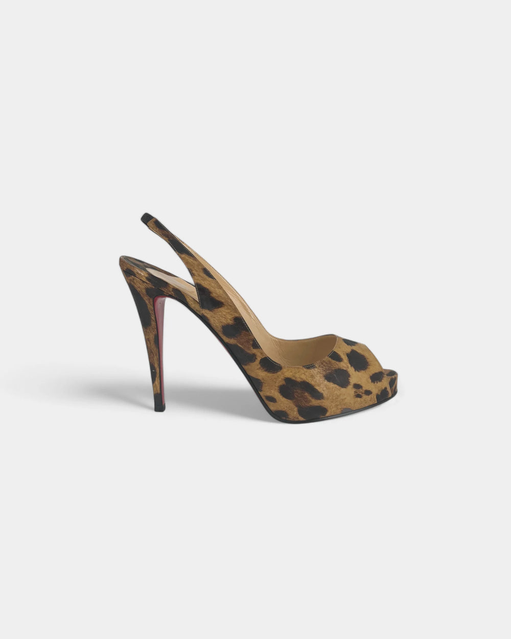 Slingbacks à motif léopard - 41 EU / 10 US