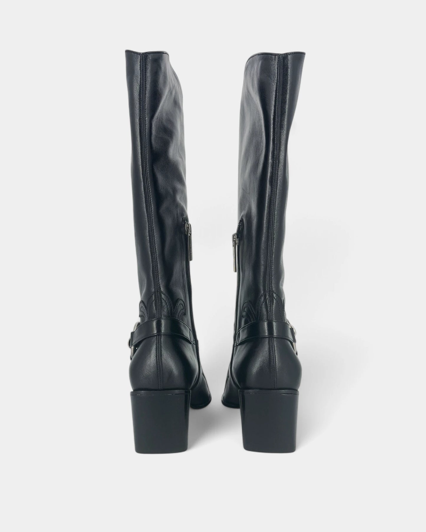 Black cowboy boots - 38 EU / 8 US