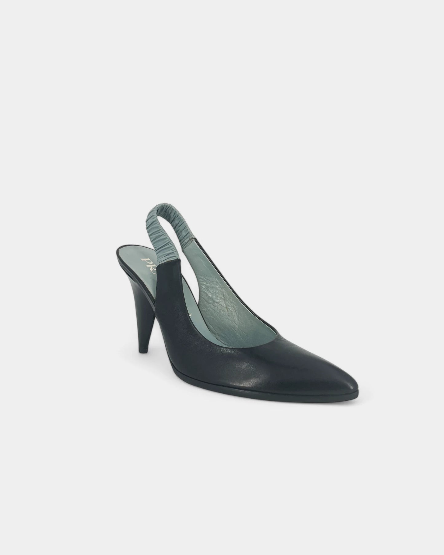 Blue and black slingbacks - 37 EU / 6 US