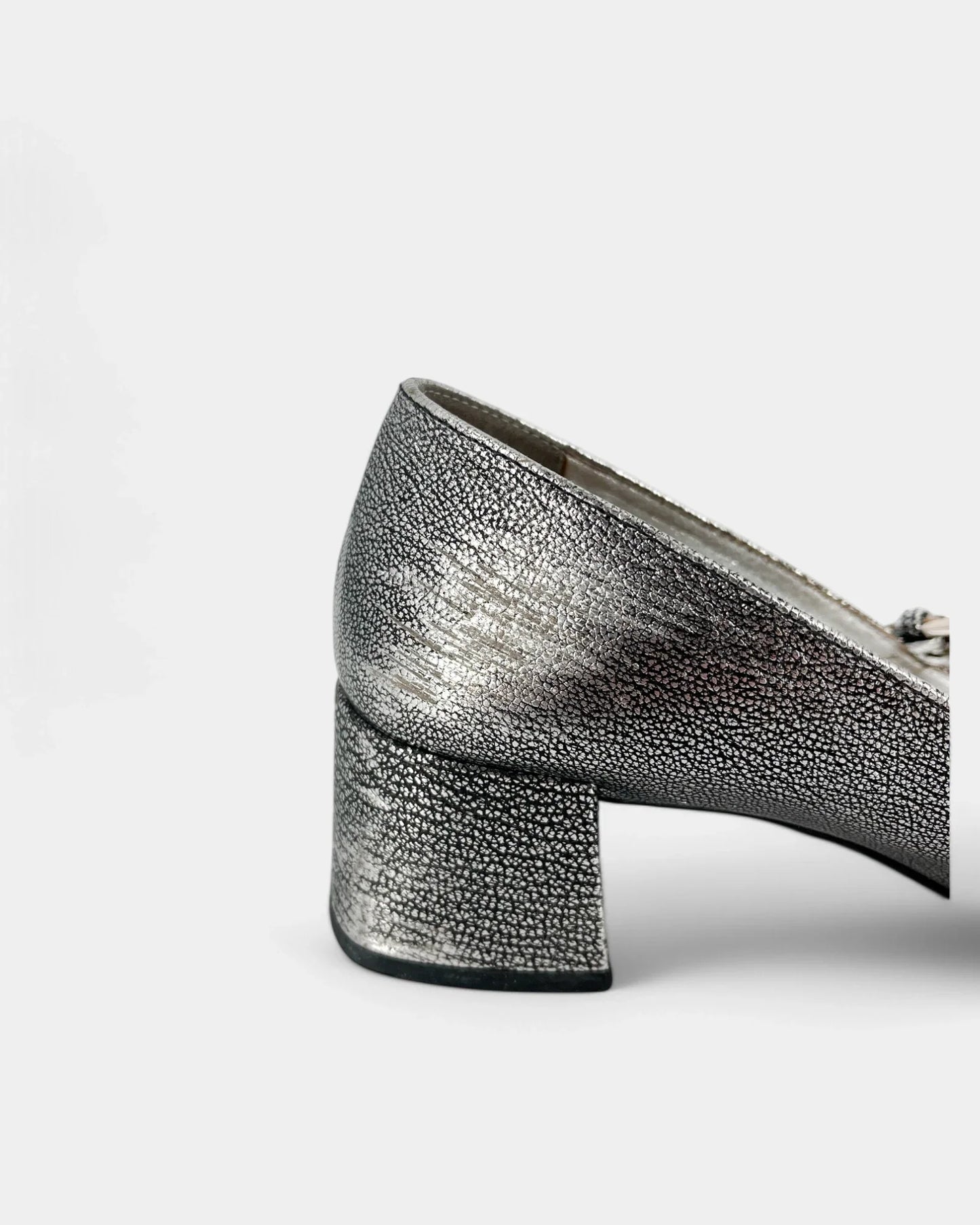 Silver Mary-Jane - 38 EU / 8 US