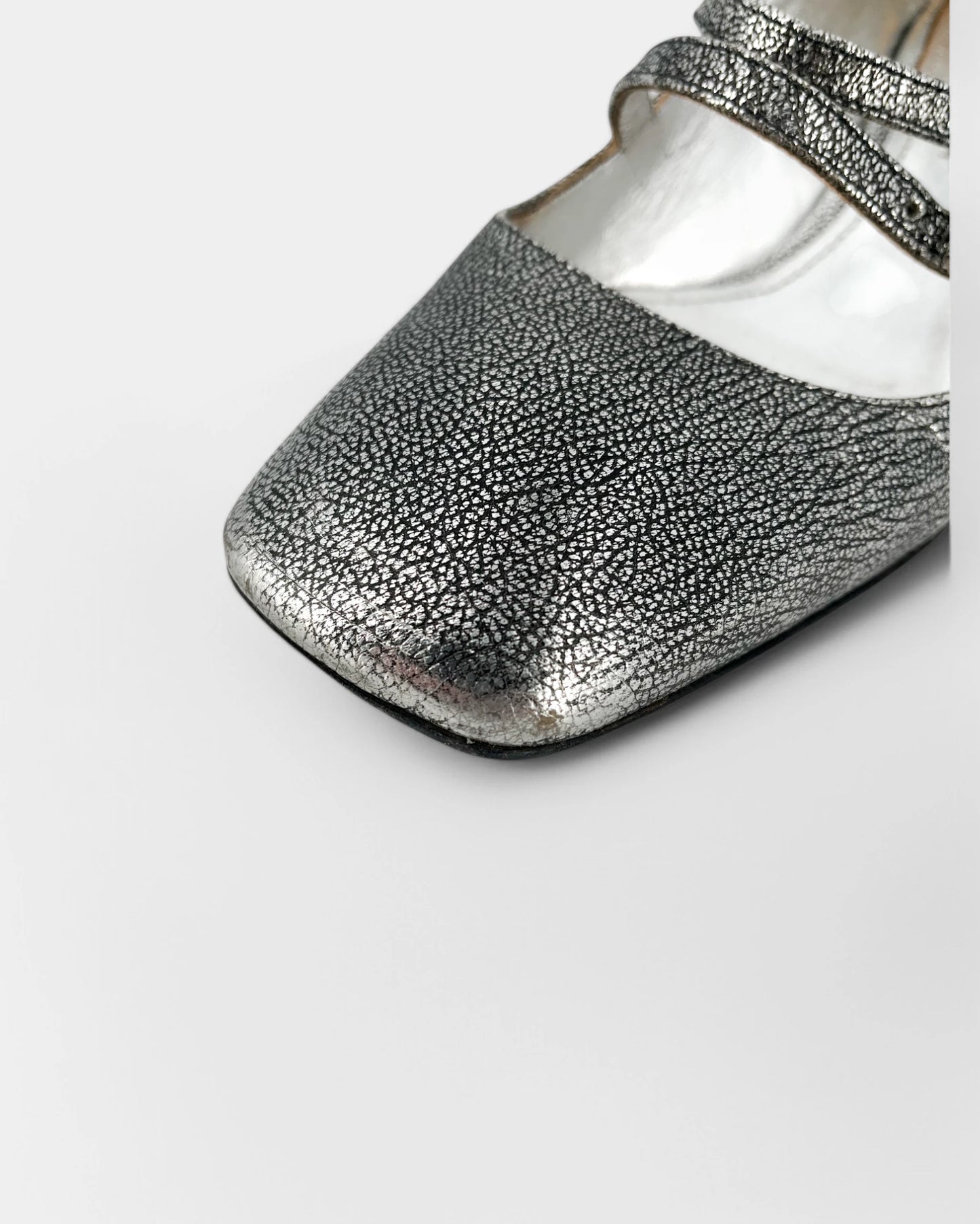 Silver Mary-Jane - 38 EU / 8 US