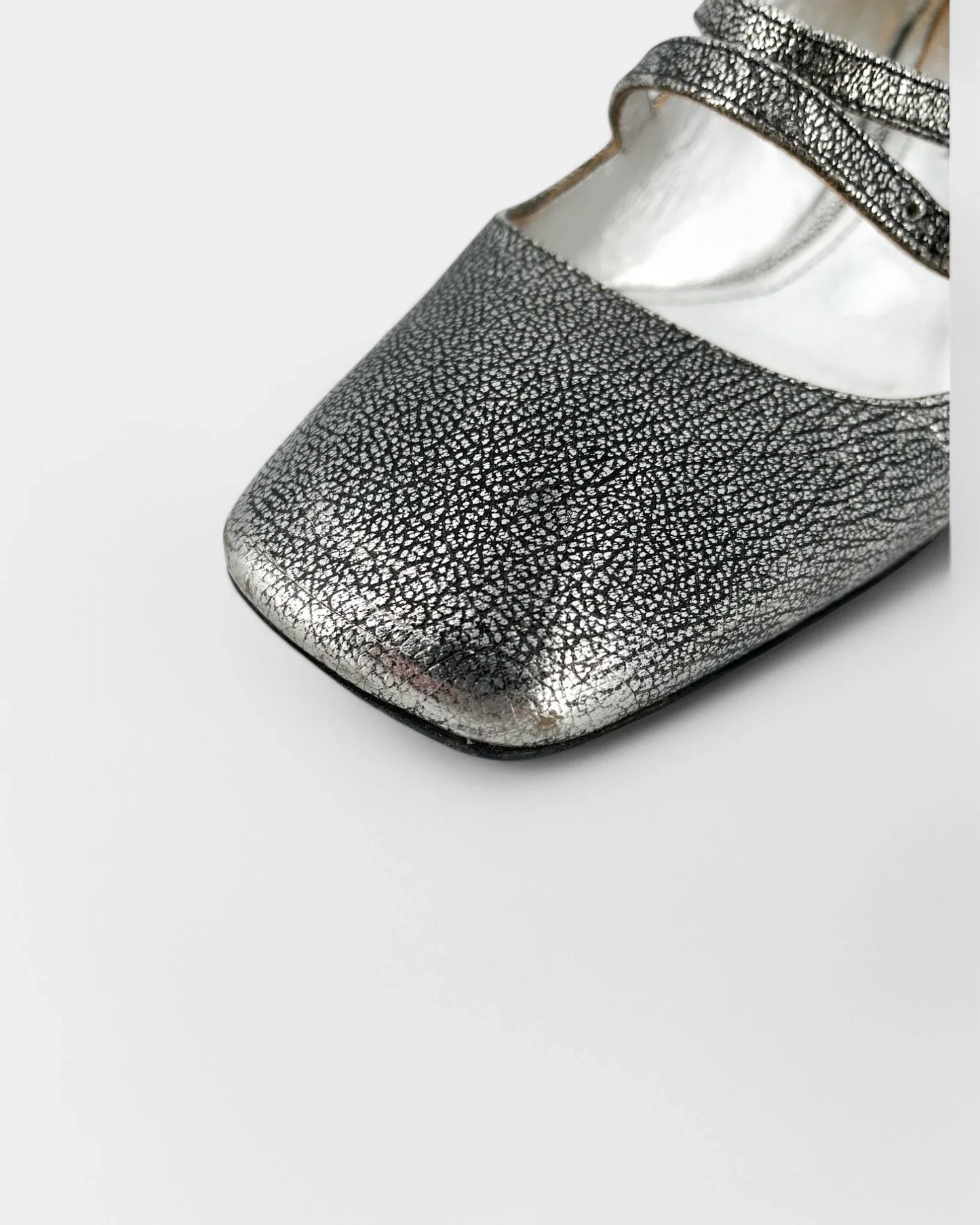 Silver Mary-Jane - 38 EU / 8 US