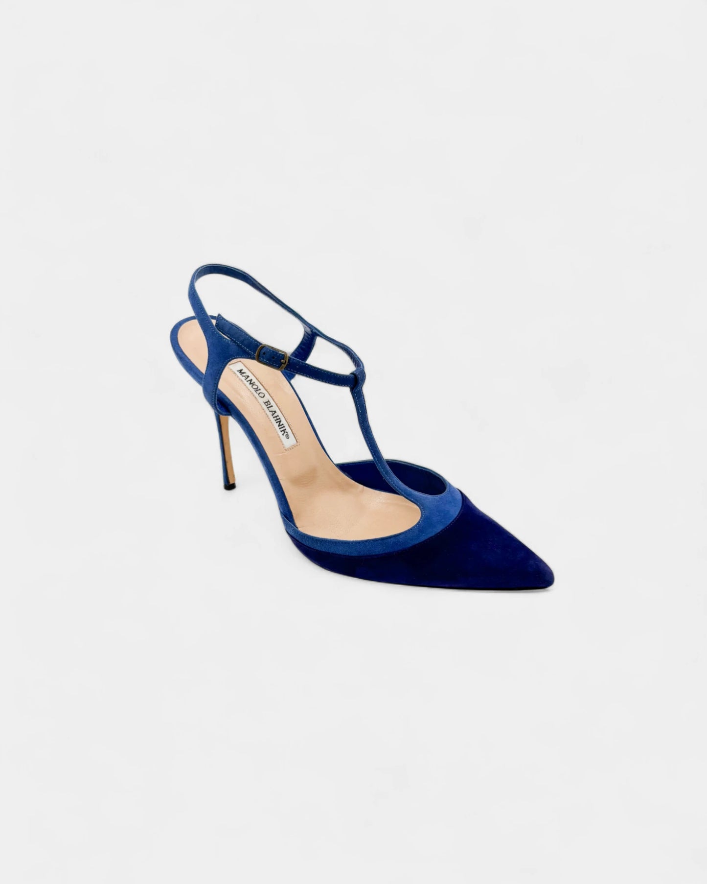Talons daim bleu et violet - 40 EU / 9 US