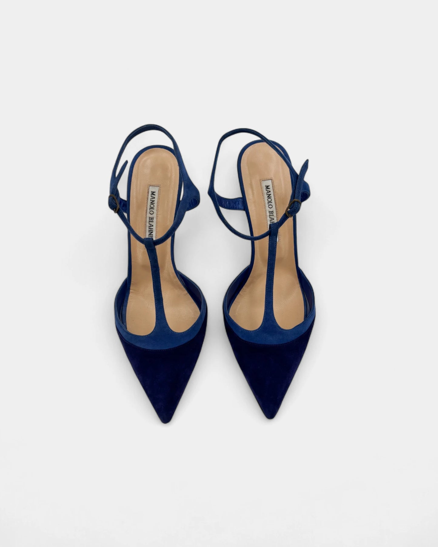 Talons daim bleu et violet - 40 EU / 9 US