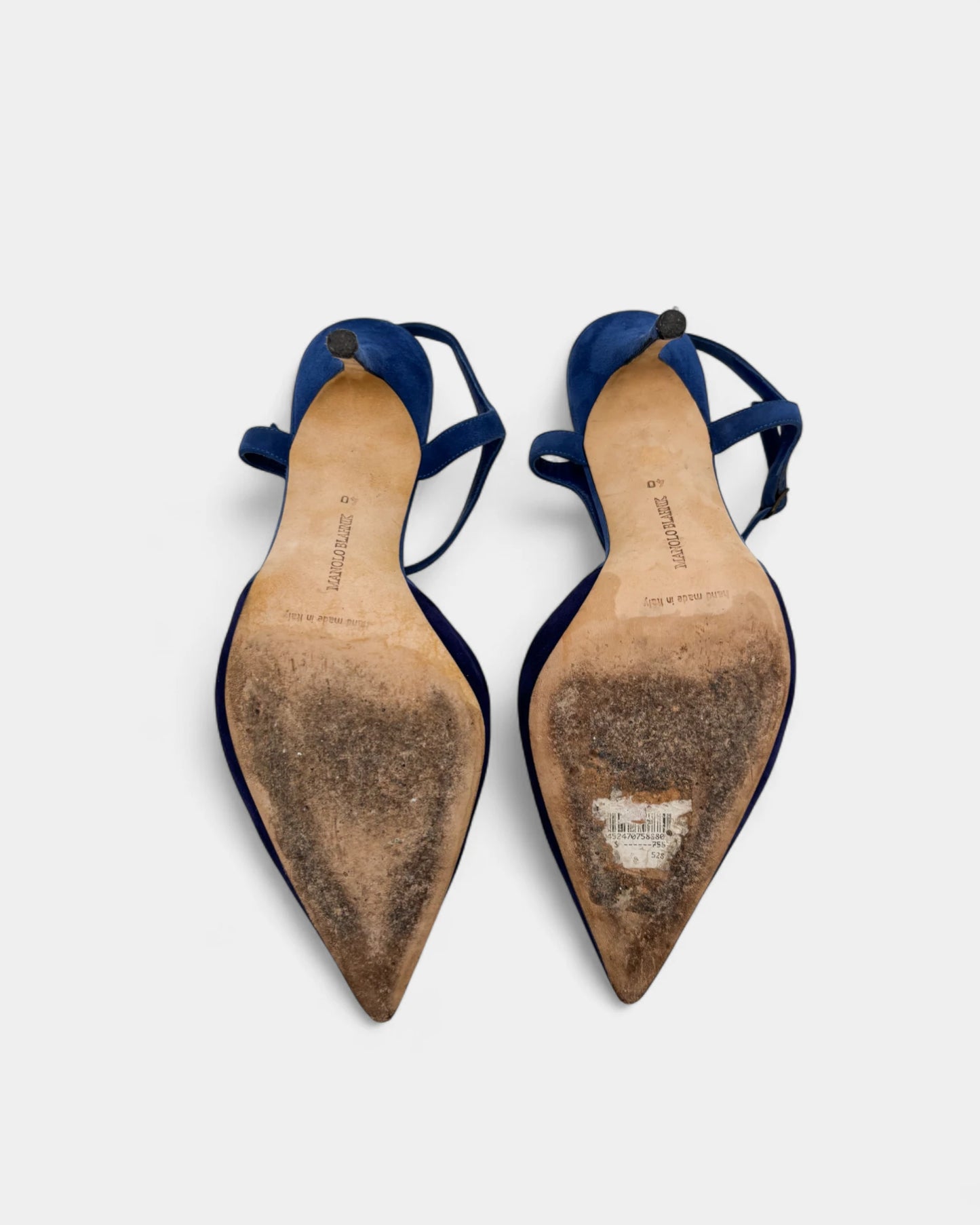 Talons daim bleu et violet - 40 EU / 9 US