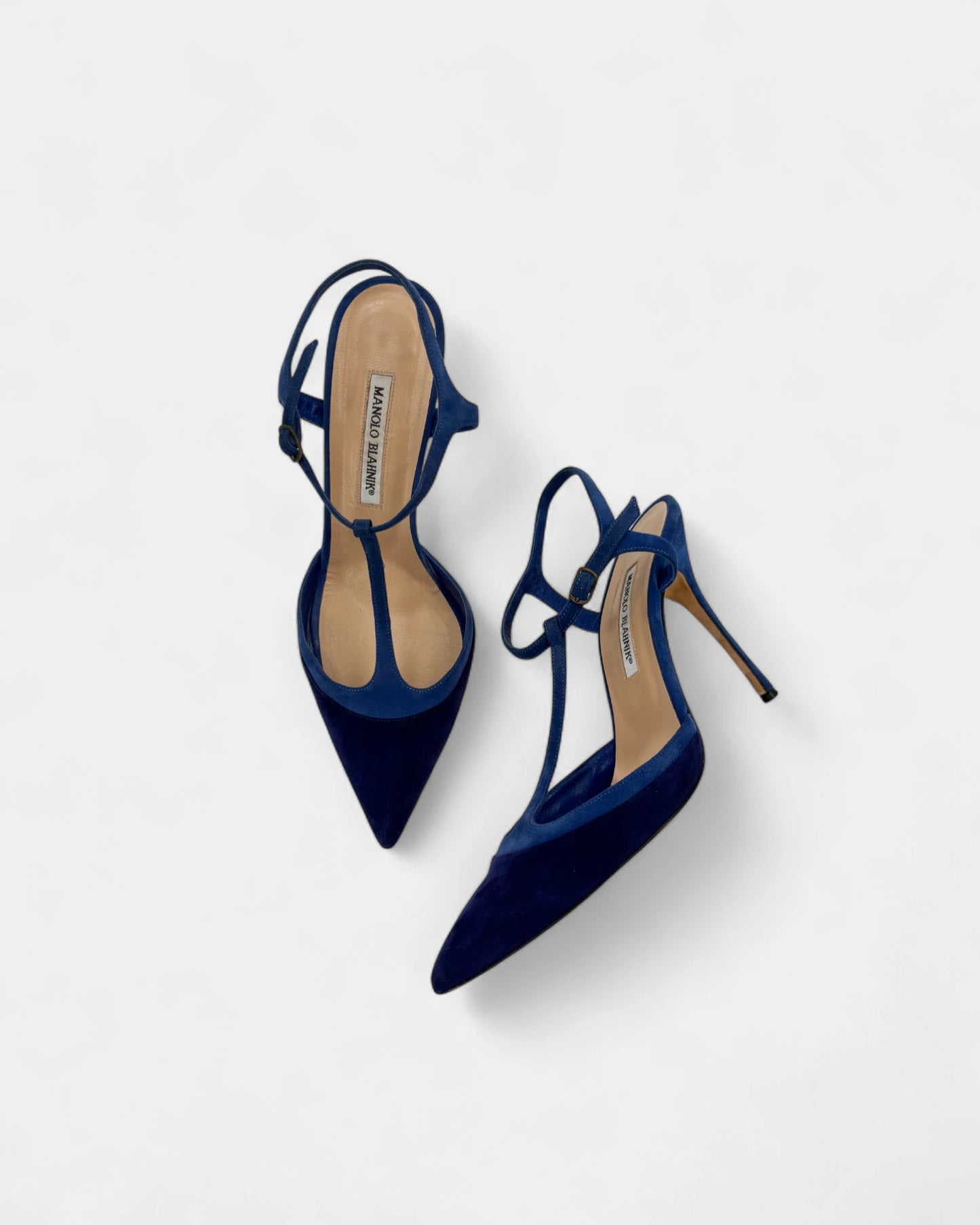 Talons daim bleu et violet - 40 EU / 9 US