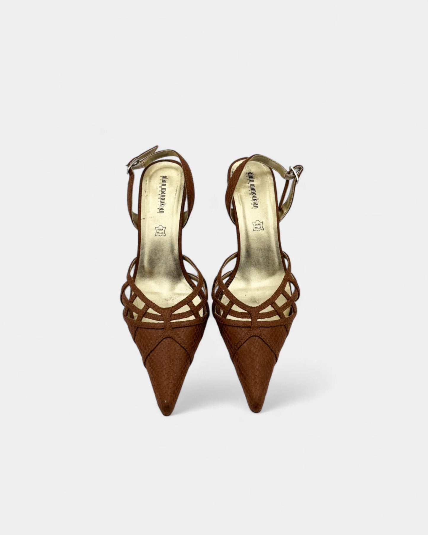 Talons marrons Alain Manoukian - 38 EU / 7 US