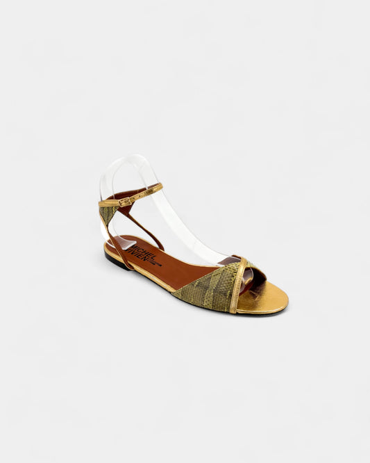 Sandales dorées - 36.5 EU / 5.5 US