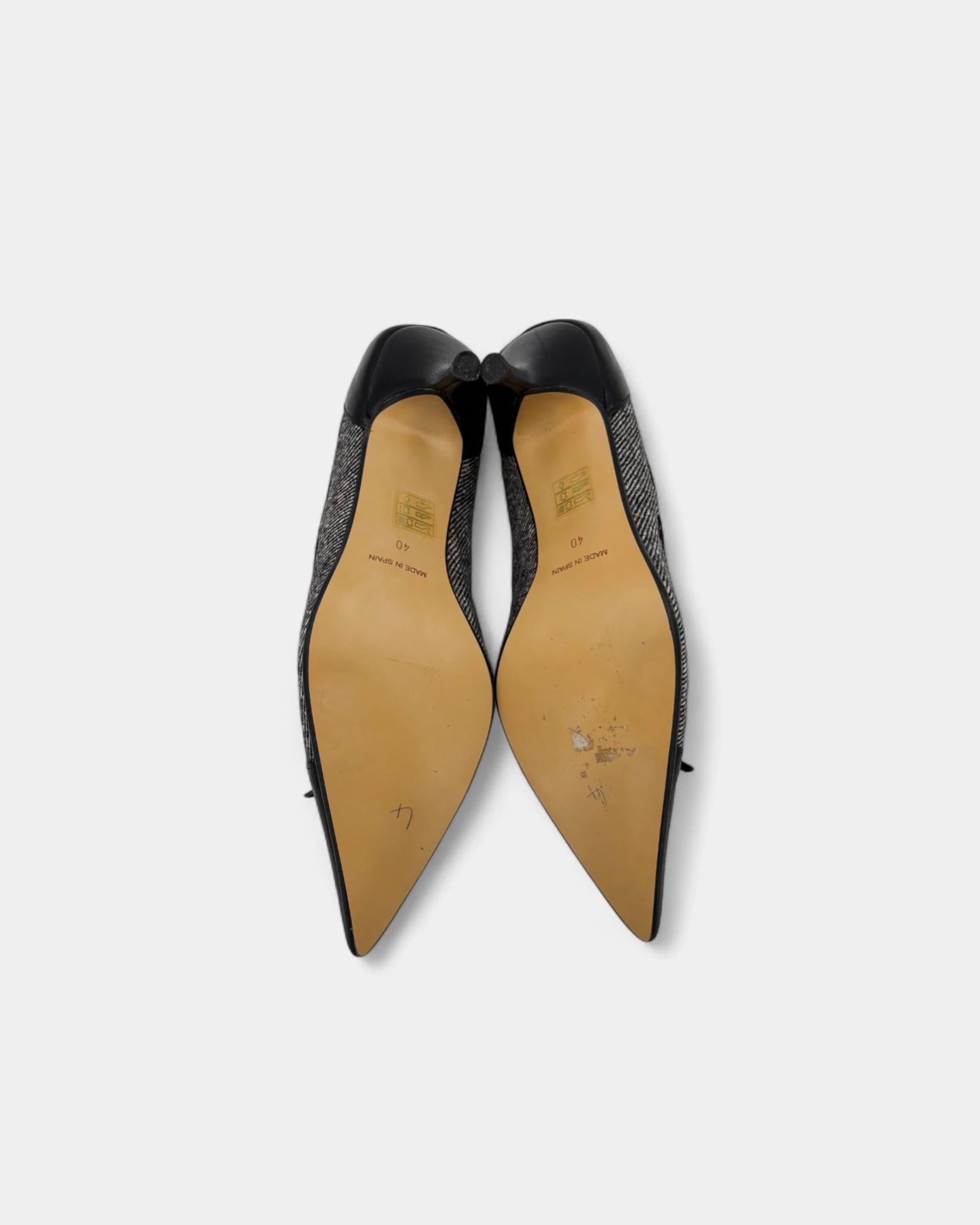 Escarpins laine rayés - 40 EU / 9 US