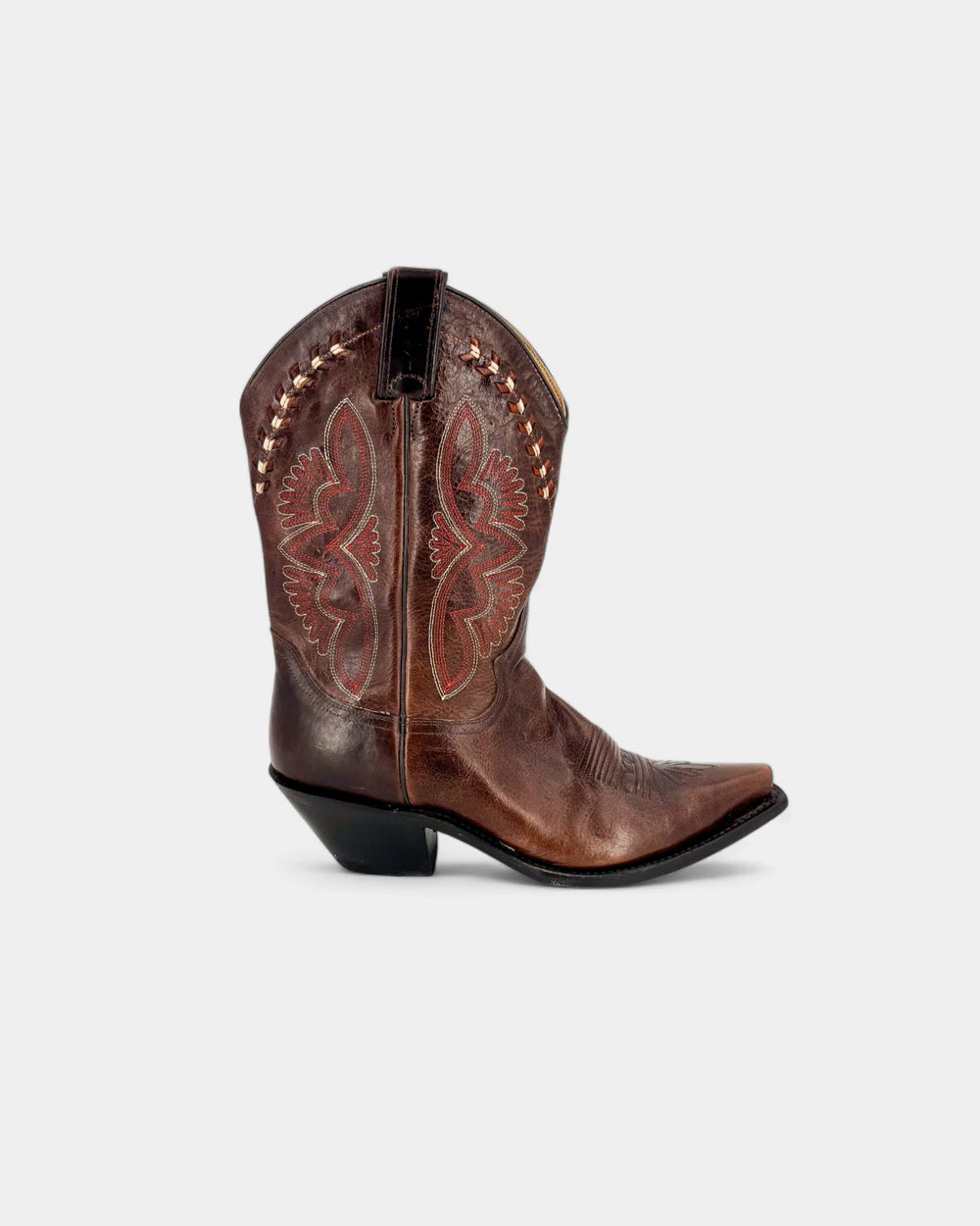 Santiags marrons à détails - 42 EU / 11 US