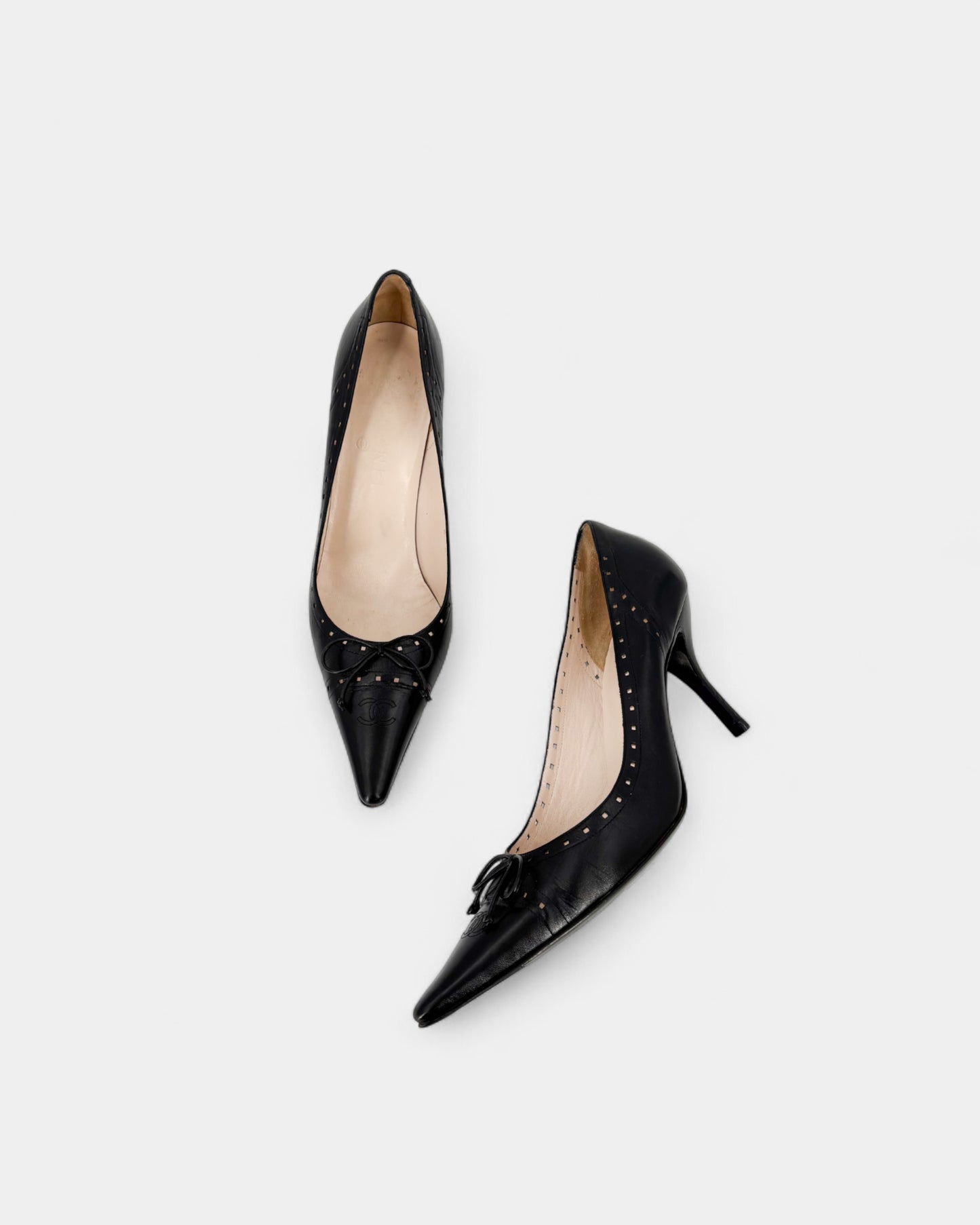 Escarpins noirs noeud