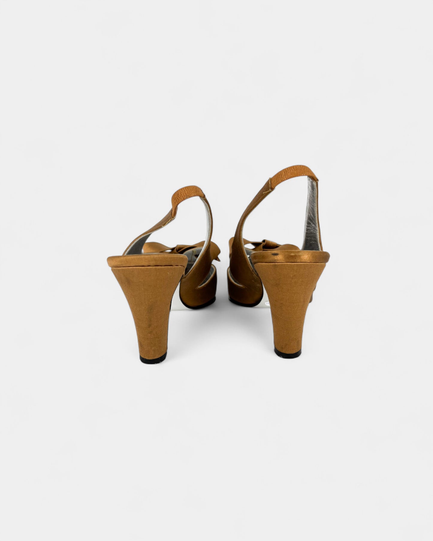 Bronze knot slingbacks - 37.5 EU / 6.5 US