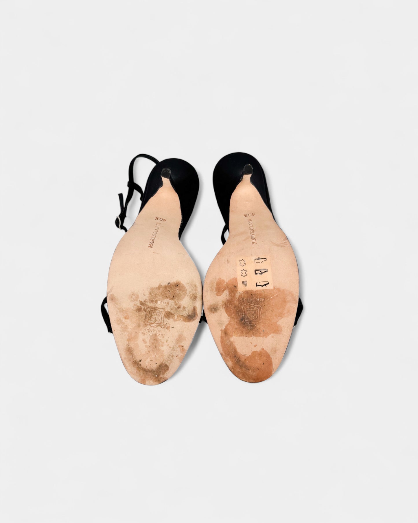 Sandales noires strass