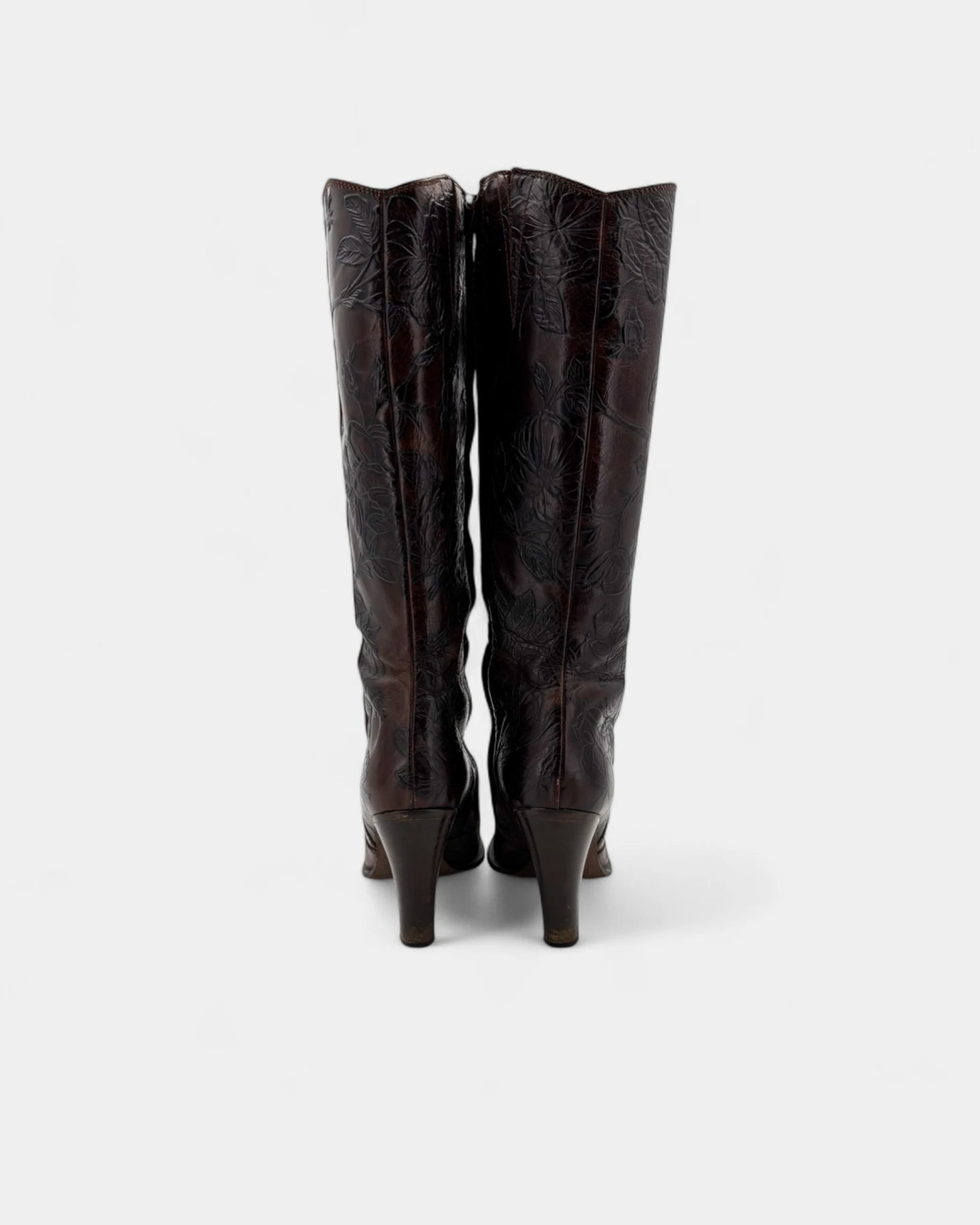 Bottes cuir marron - 38 EU / 7 US