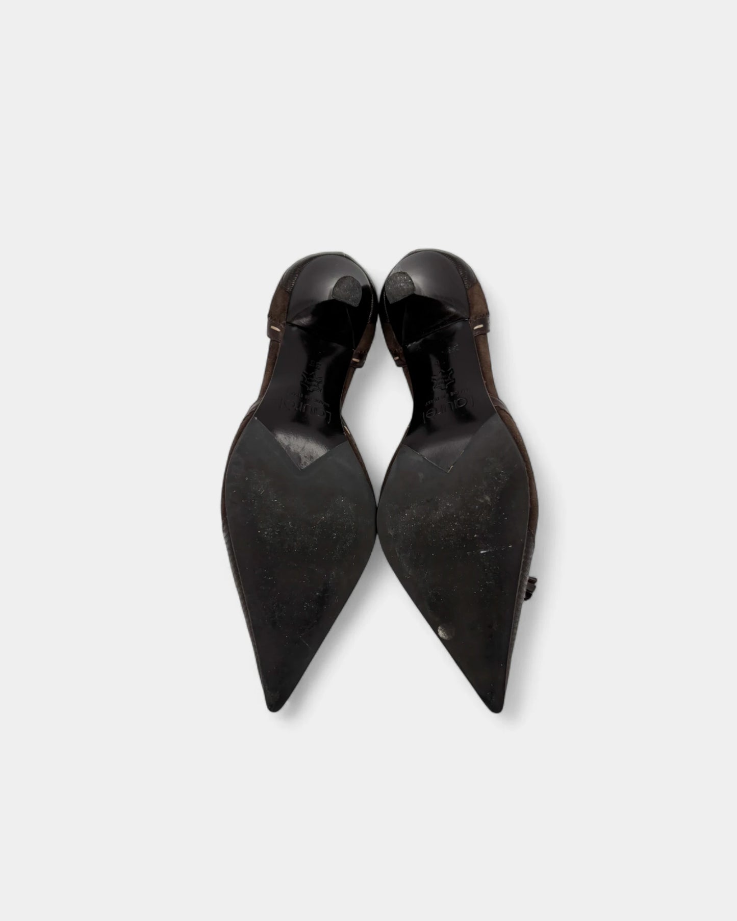 Escarpins motifs marron - 36 EU / 5 US