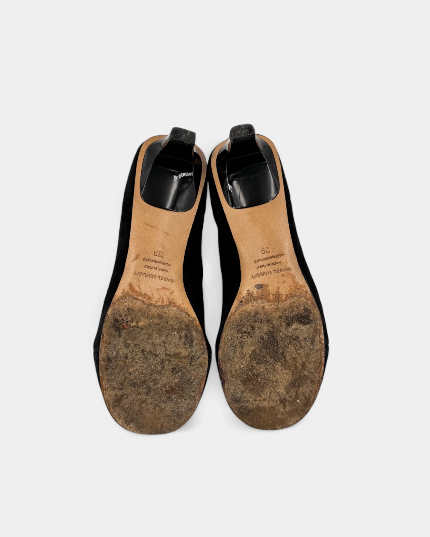 Bottines daim noires - 39 EU / 8 US