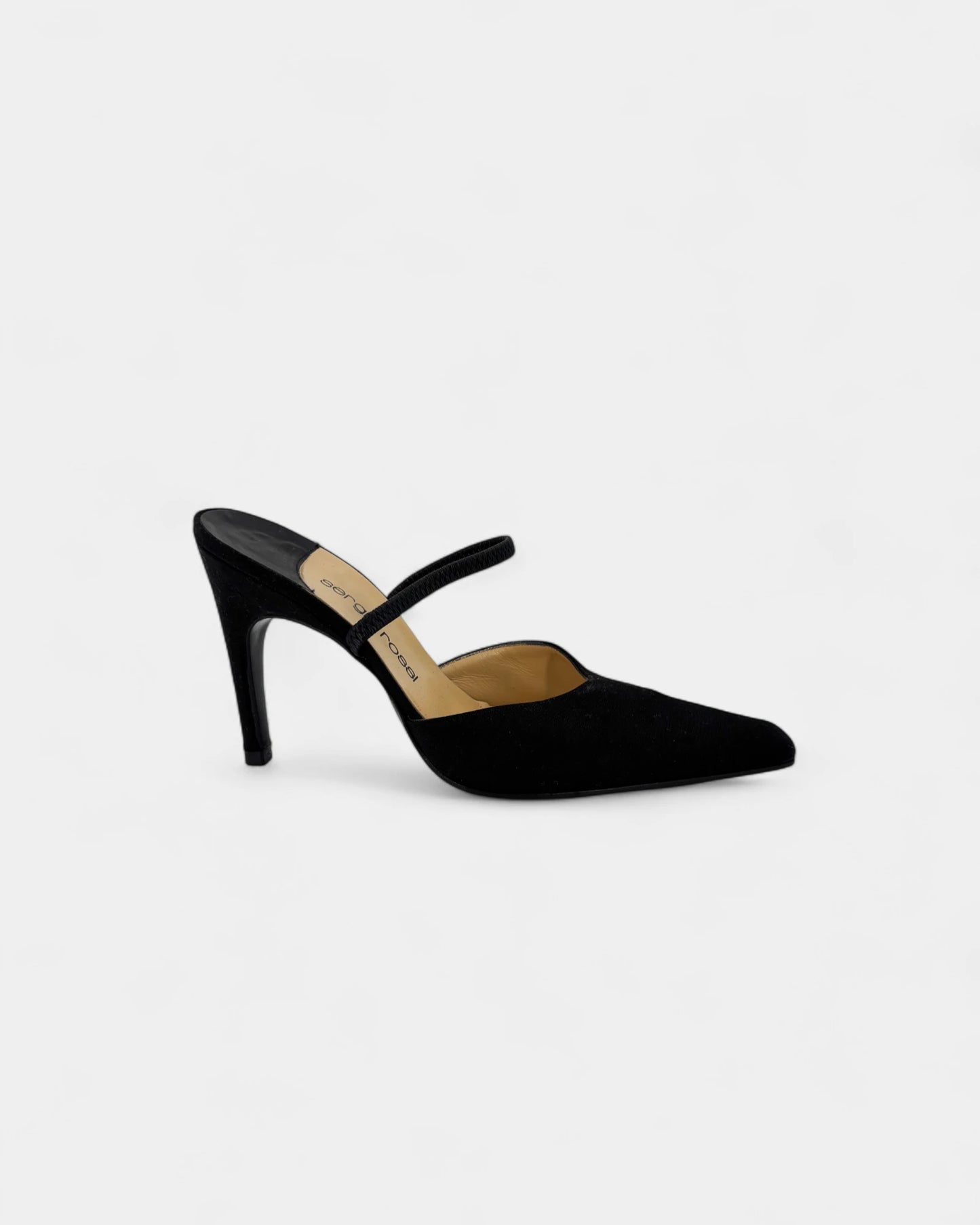 Mules à talons noires - 39 EU / 8 US