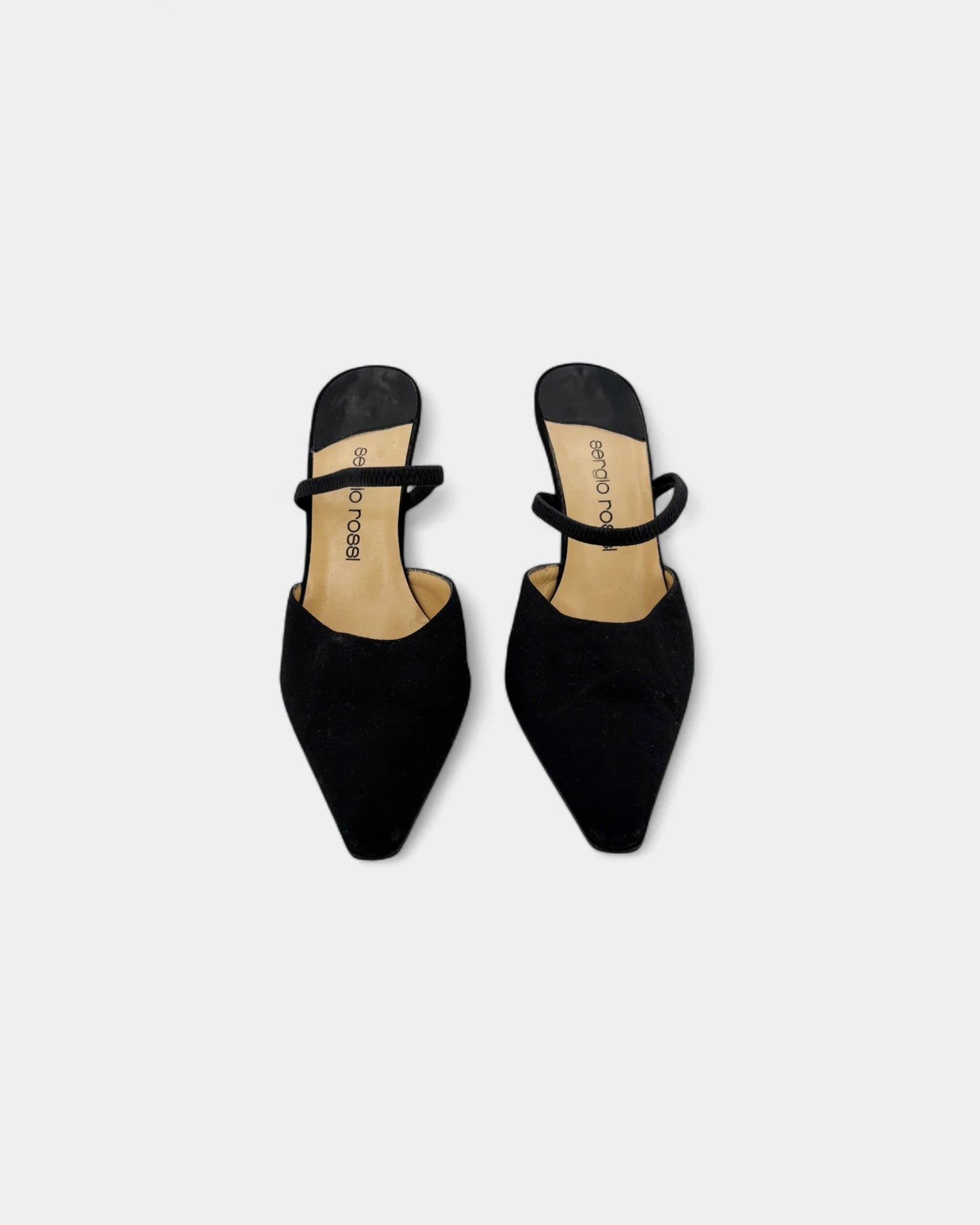 Mules à talons noires - 39 EU / 8 US