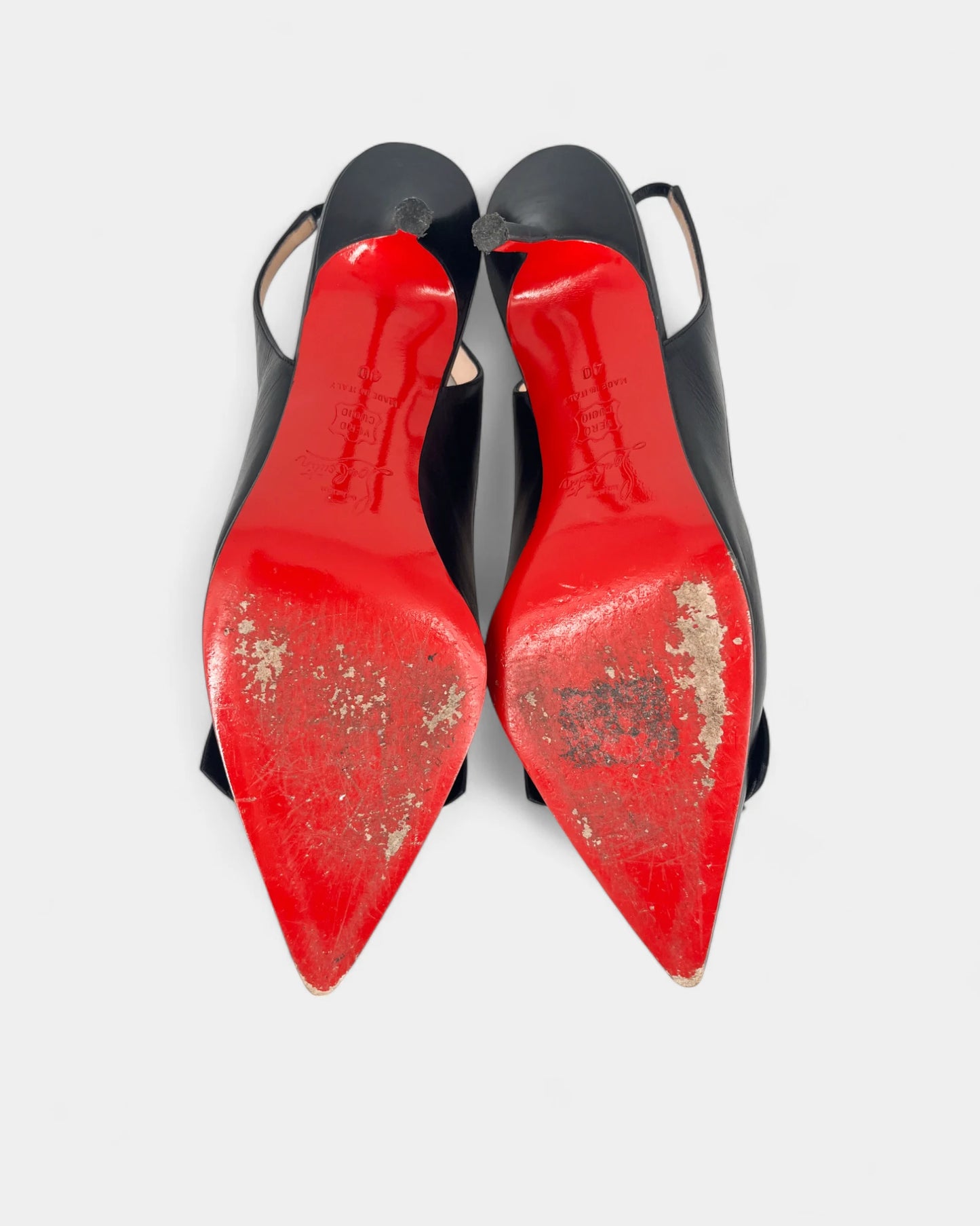 Black Slingbacks - 40 EU / 9 US