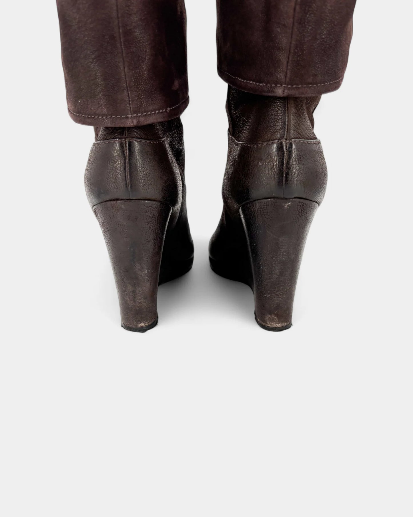 Bottes talons compensés