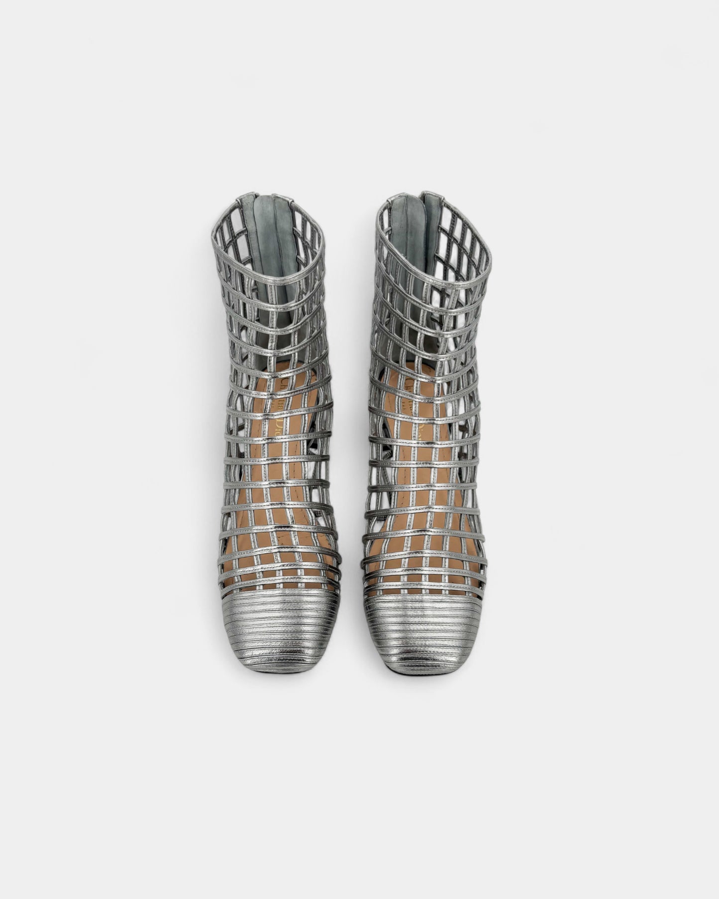 Bottines Oracle argentées