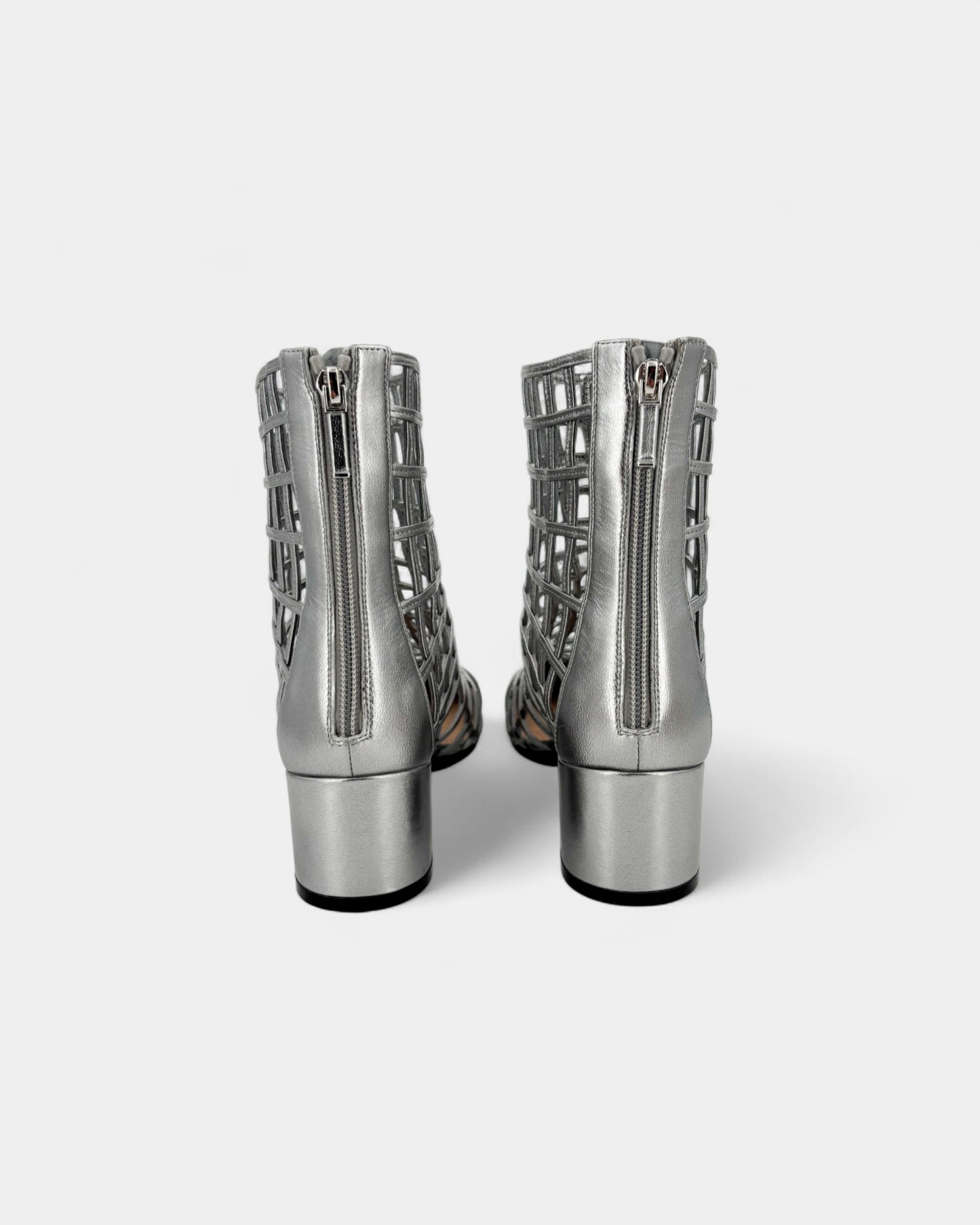 Bottines Oracle argentées