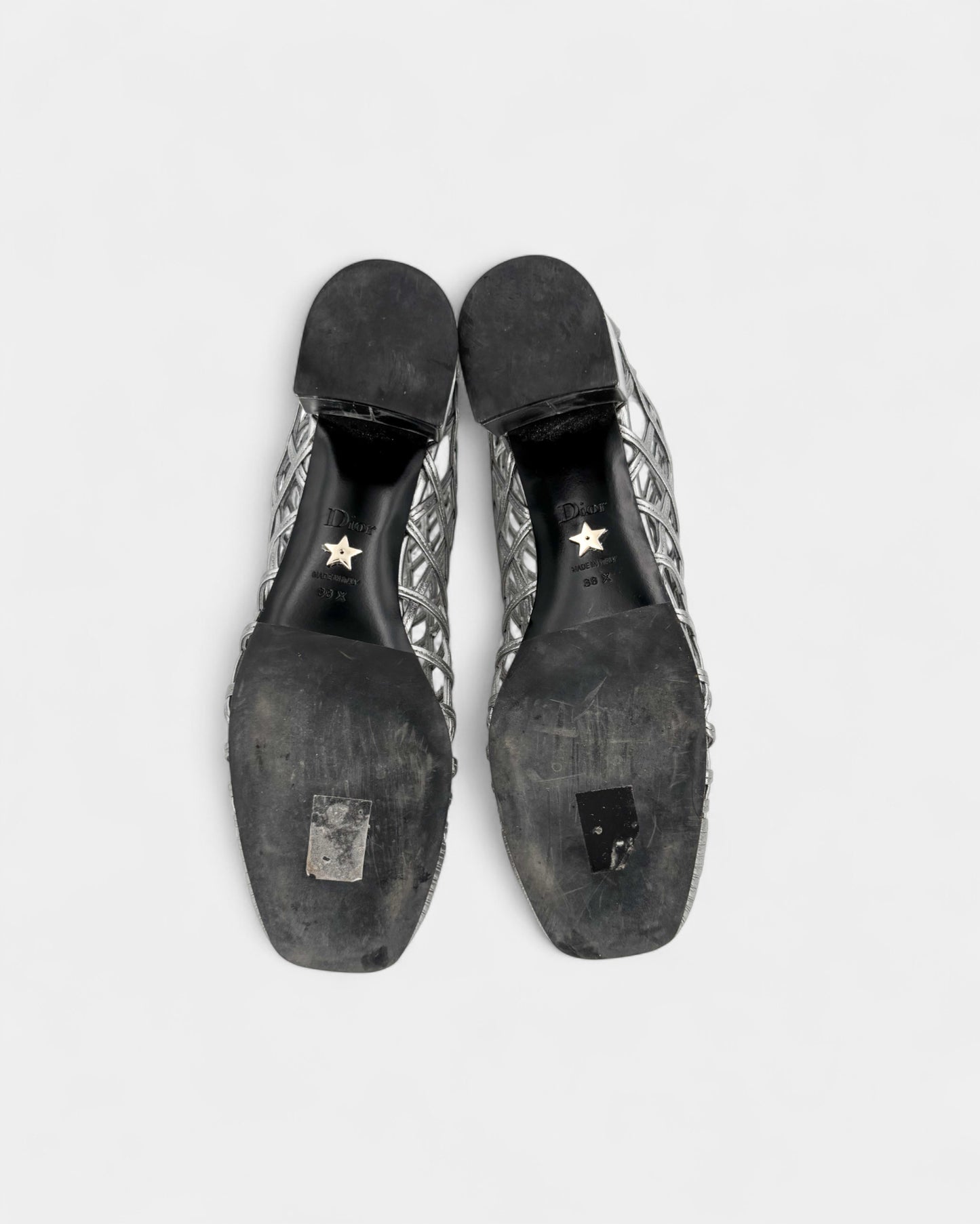 Bottines Oracle argentées