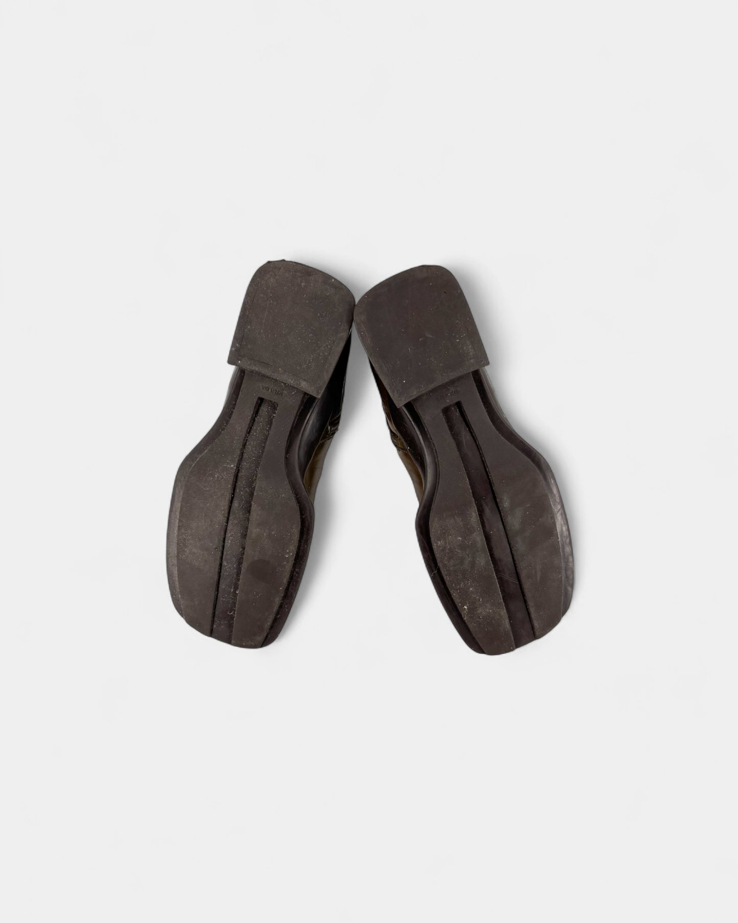 Bottes de biker kaki