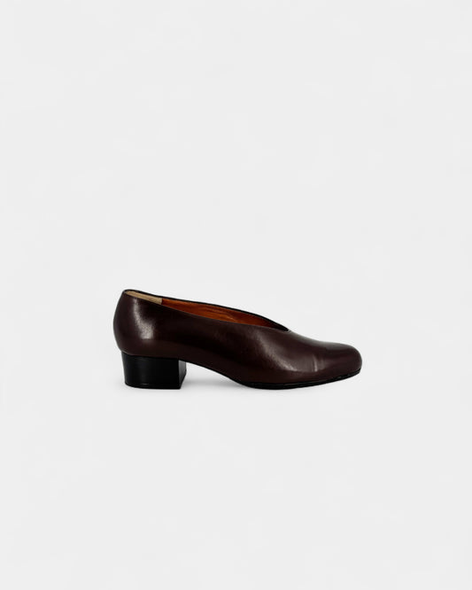 Mocassins cuir marron
