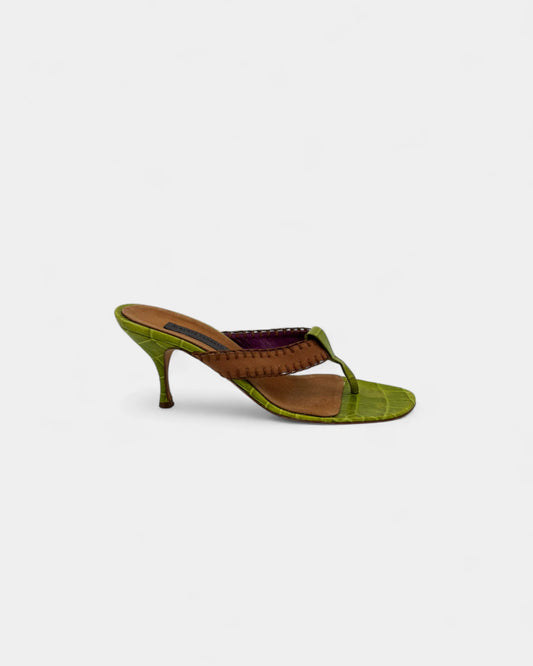 Sandales vertes - 39 EU / 8 US