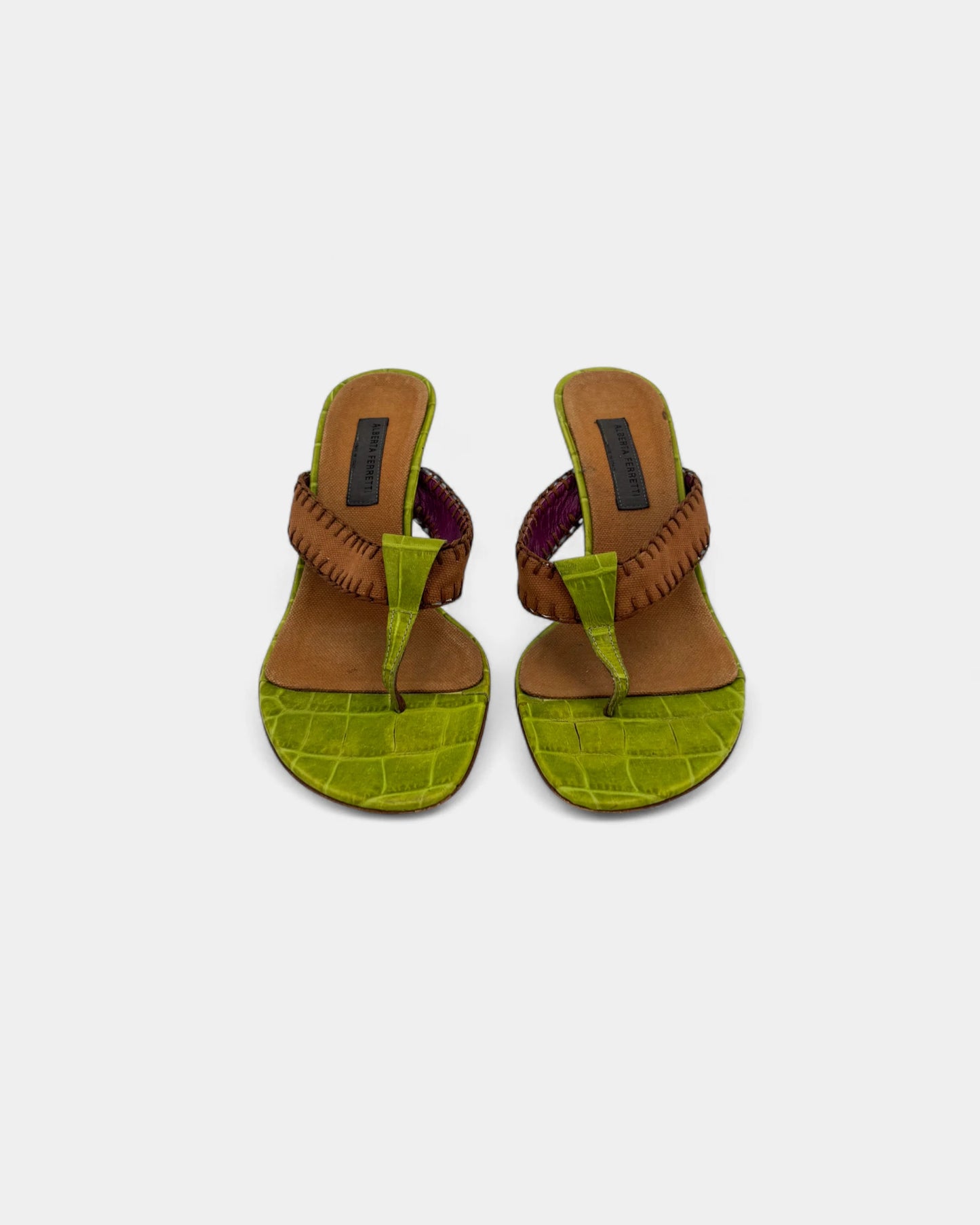 Sandales vertes - 39 EU / 8 US