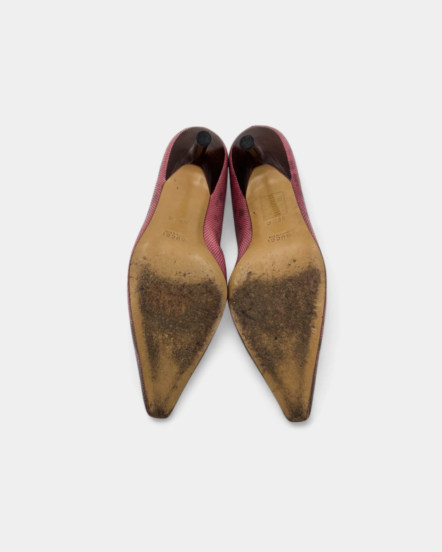 Pink leather pumps - 38 EU / 7 US