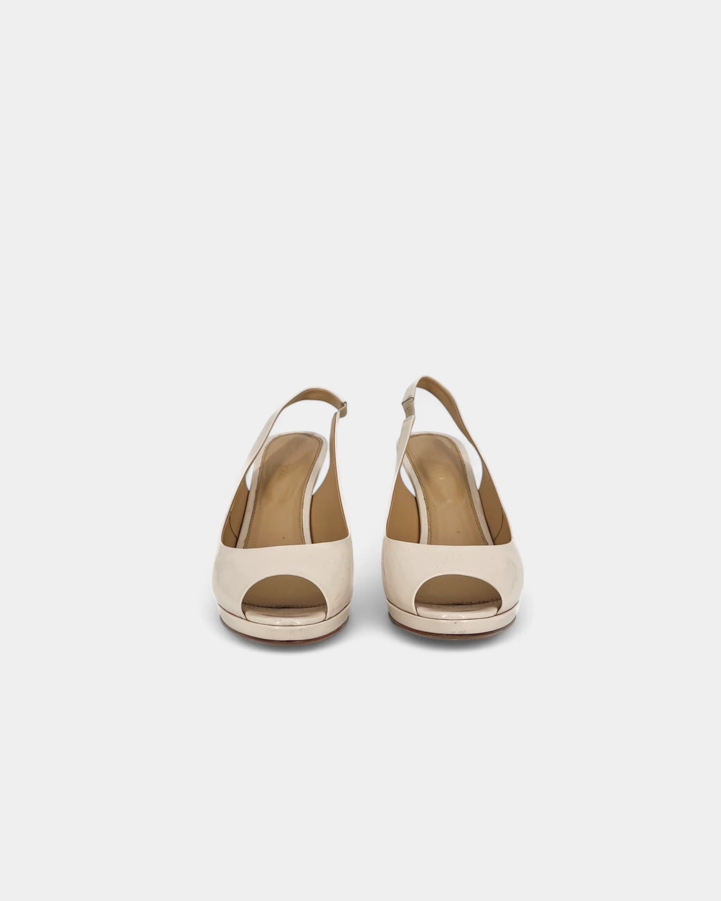 Slingbacks crèmes - 40.5 EU / 9.5 US