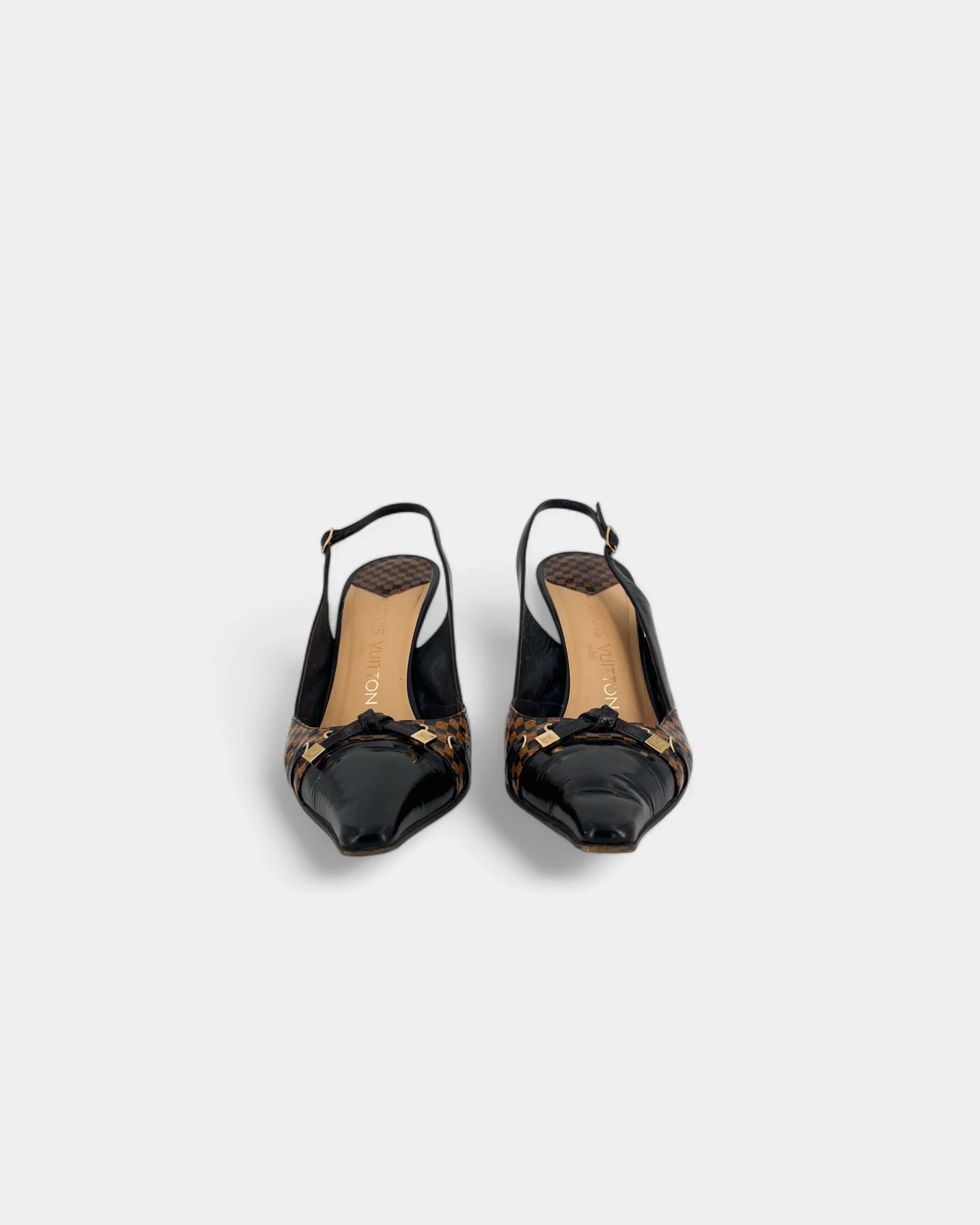 Slingbacks marrons - 38.5 EU / 7.5 US