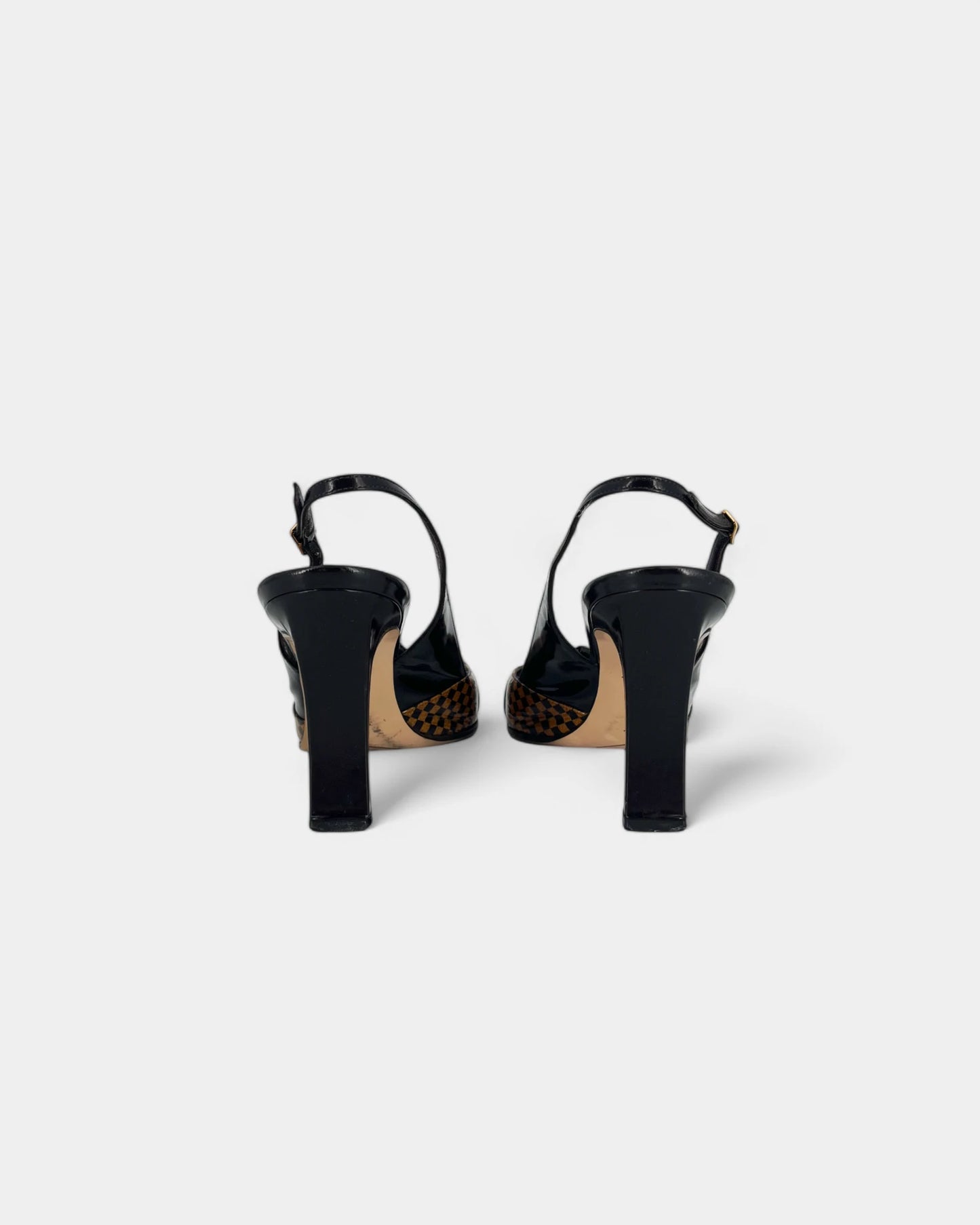 Slingbacks marrons - 38.5 EU / 7.5 US