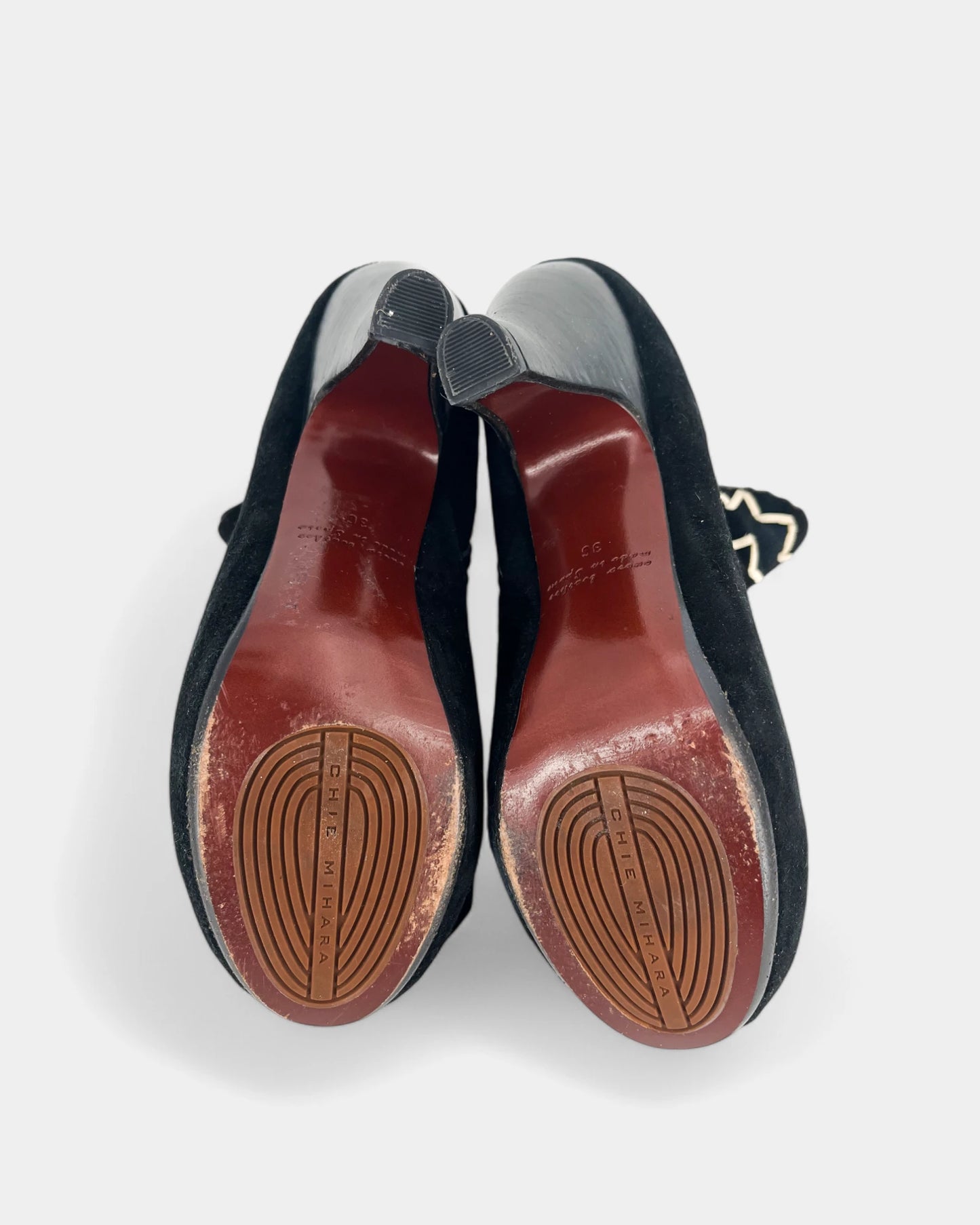 Bottines noires et blanches - 36 EU / 5 US